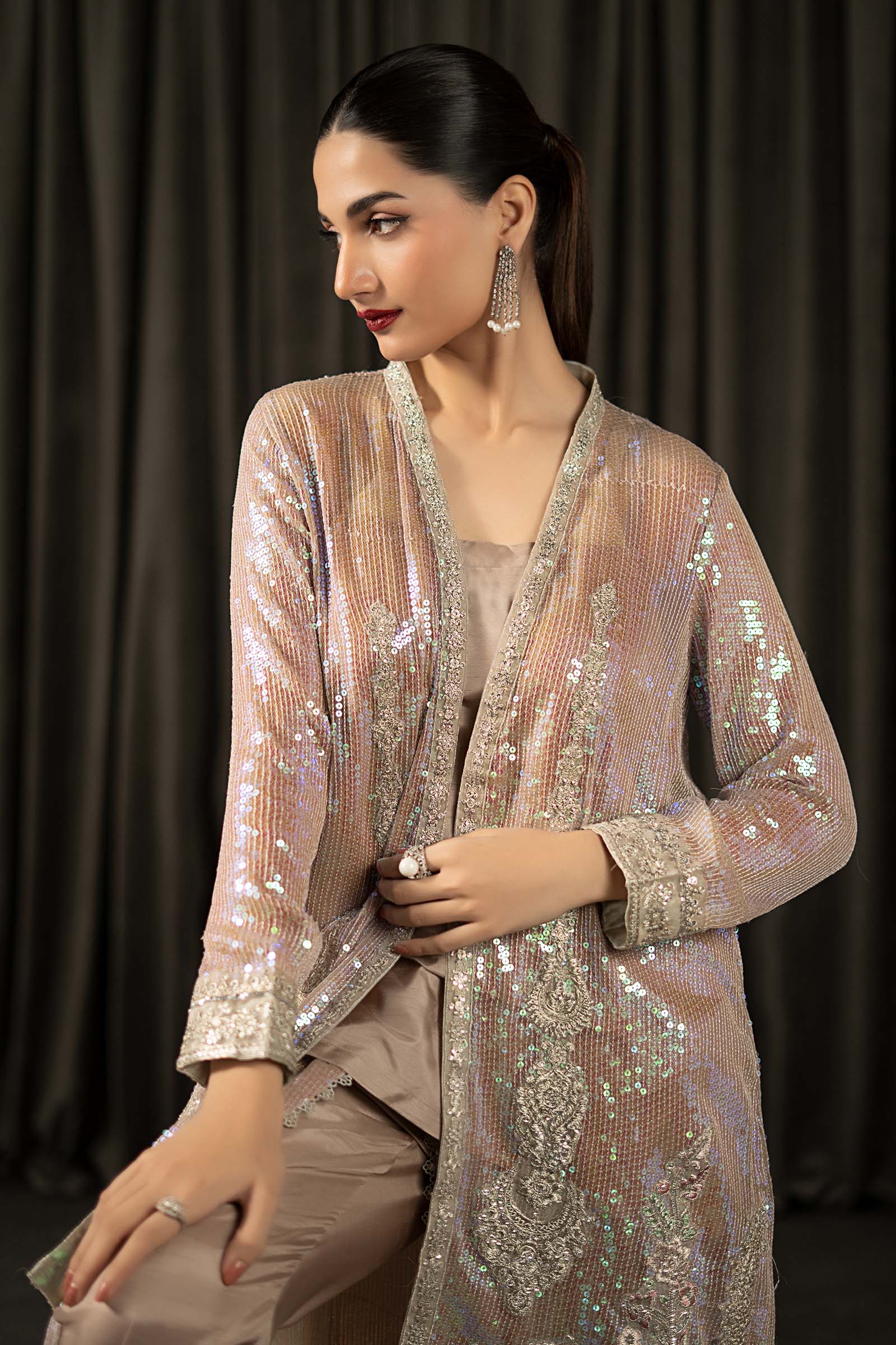 3 Piece Embroidered Bamberg Chiffon Suit