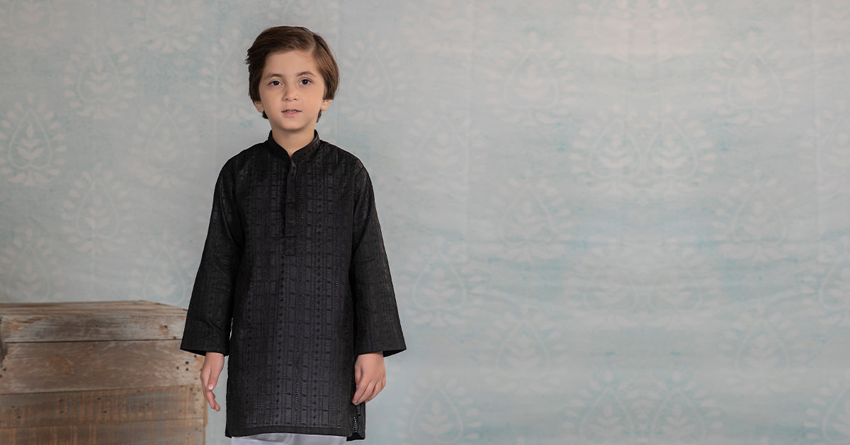 Embroidered Cotton Kurta