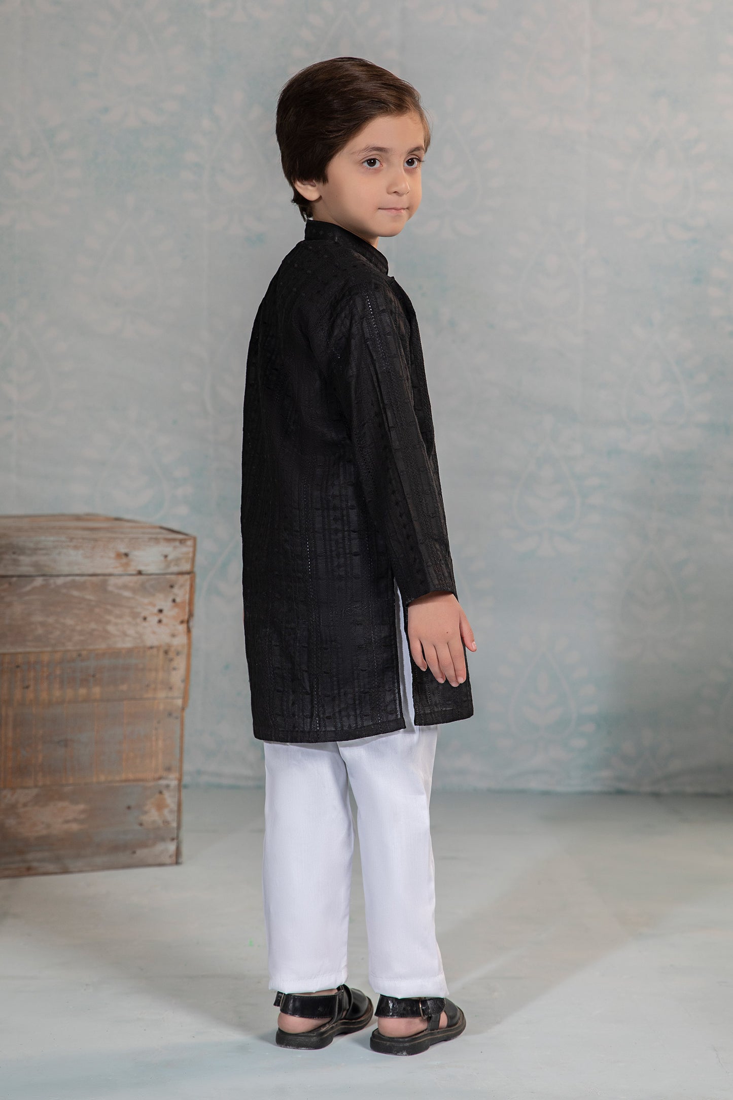 Embroidered Cotton Kurta