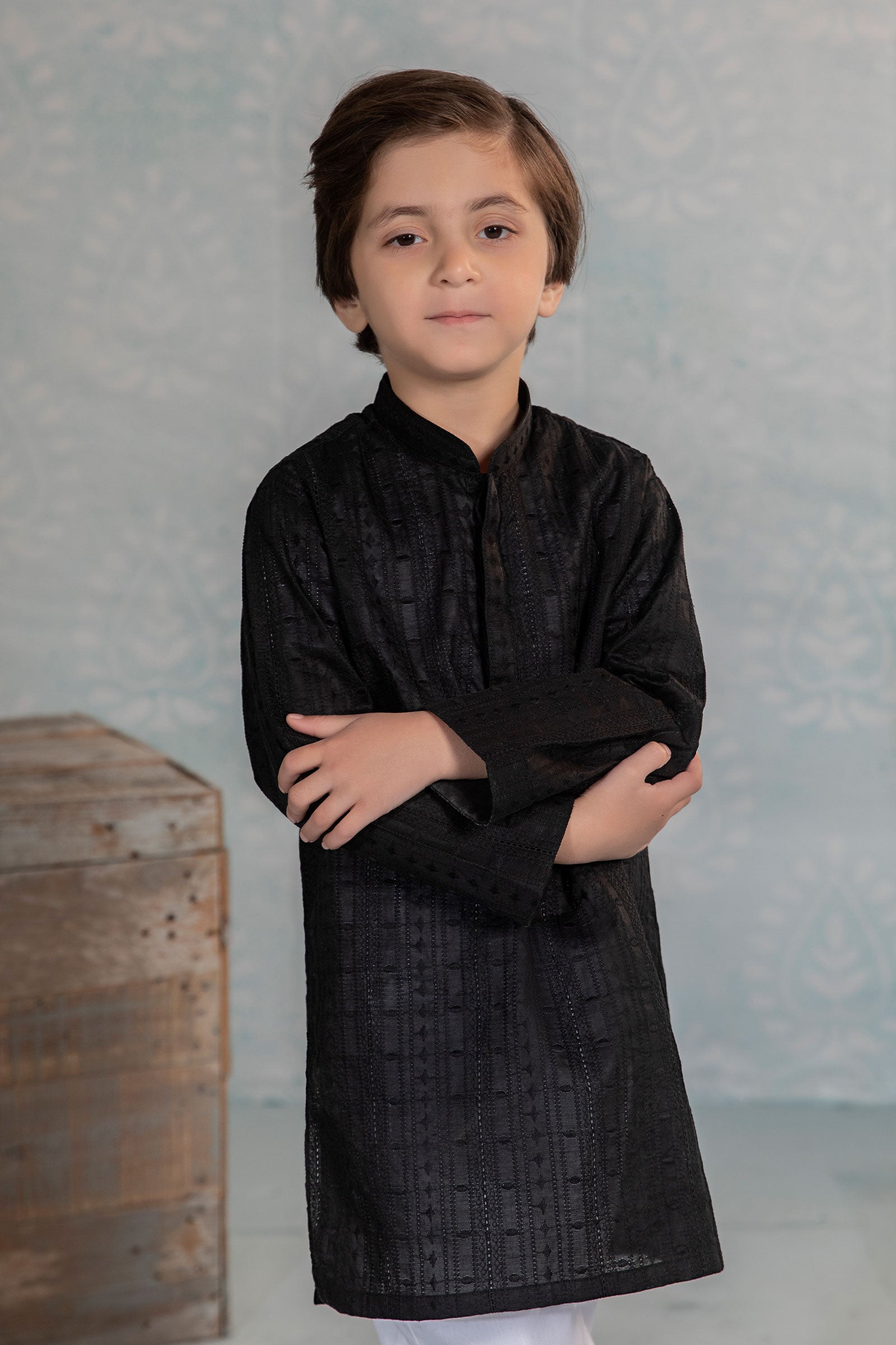 Embroidered Cotton Kurta