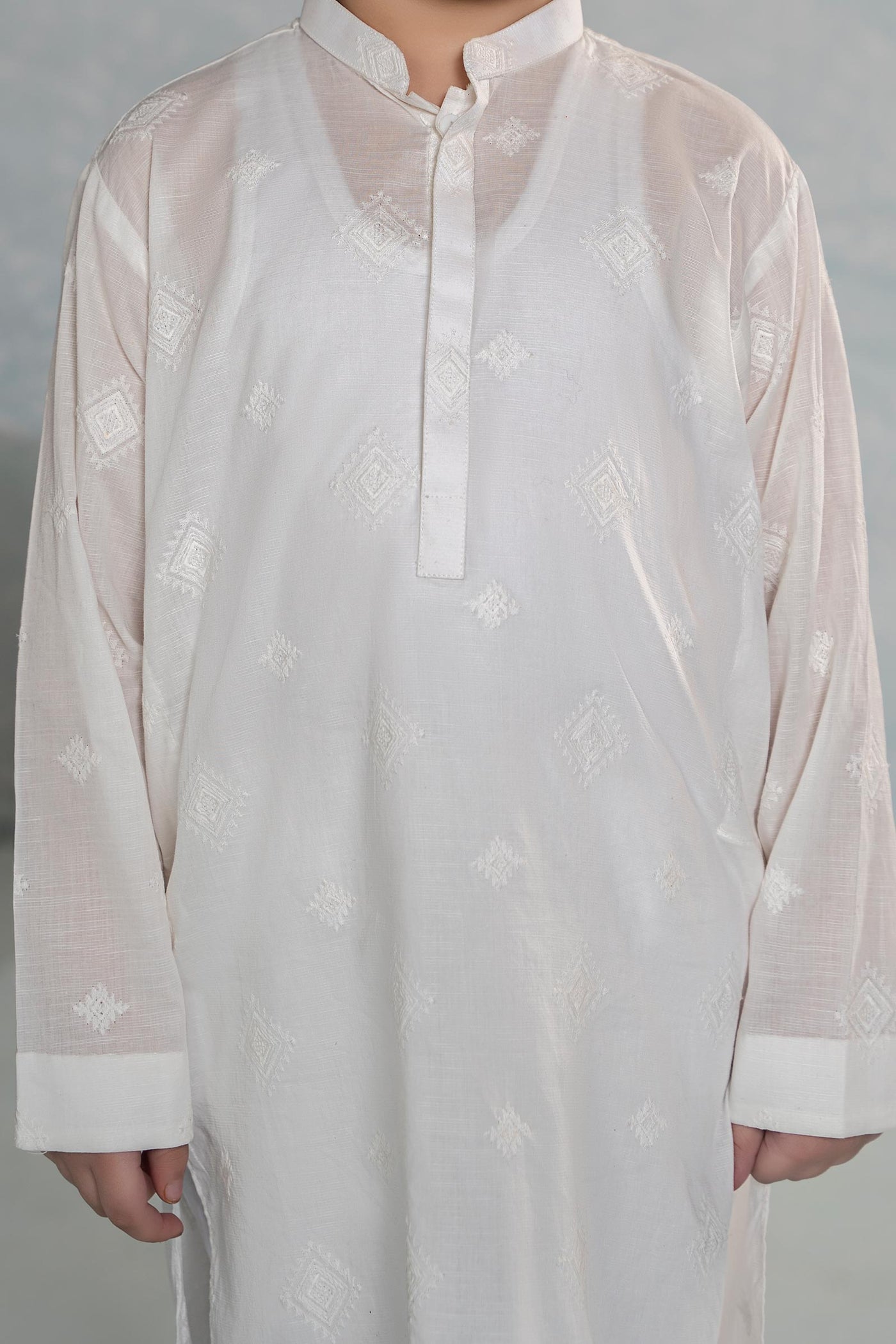 Embroidered Cotton Kurta | MKB-SS24-02