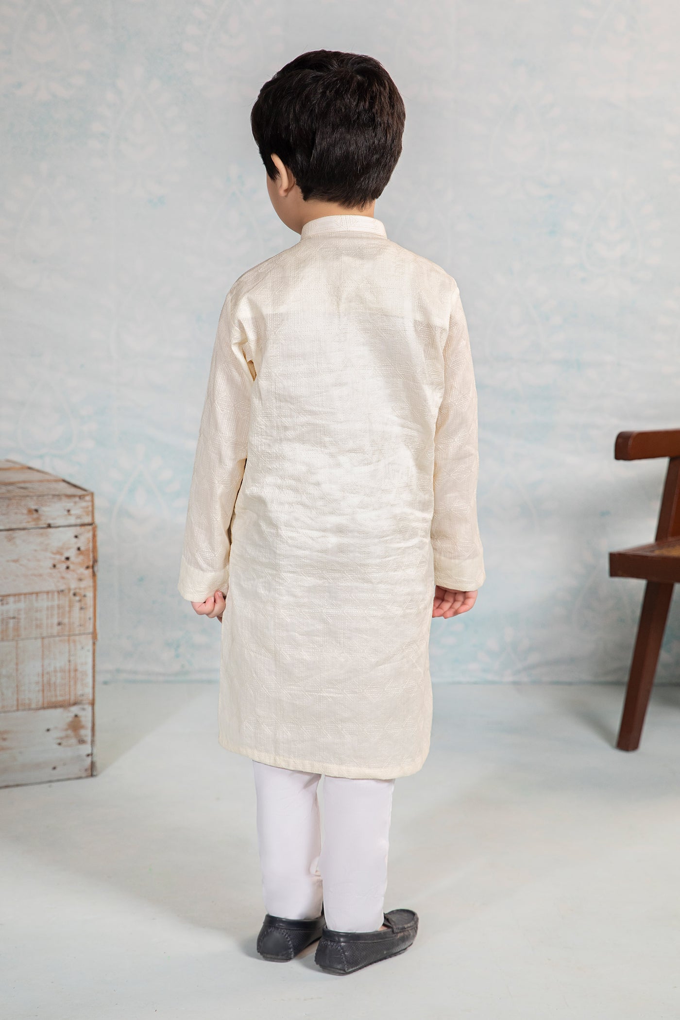 Embroidered Cotton Kurta