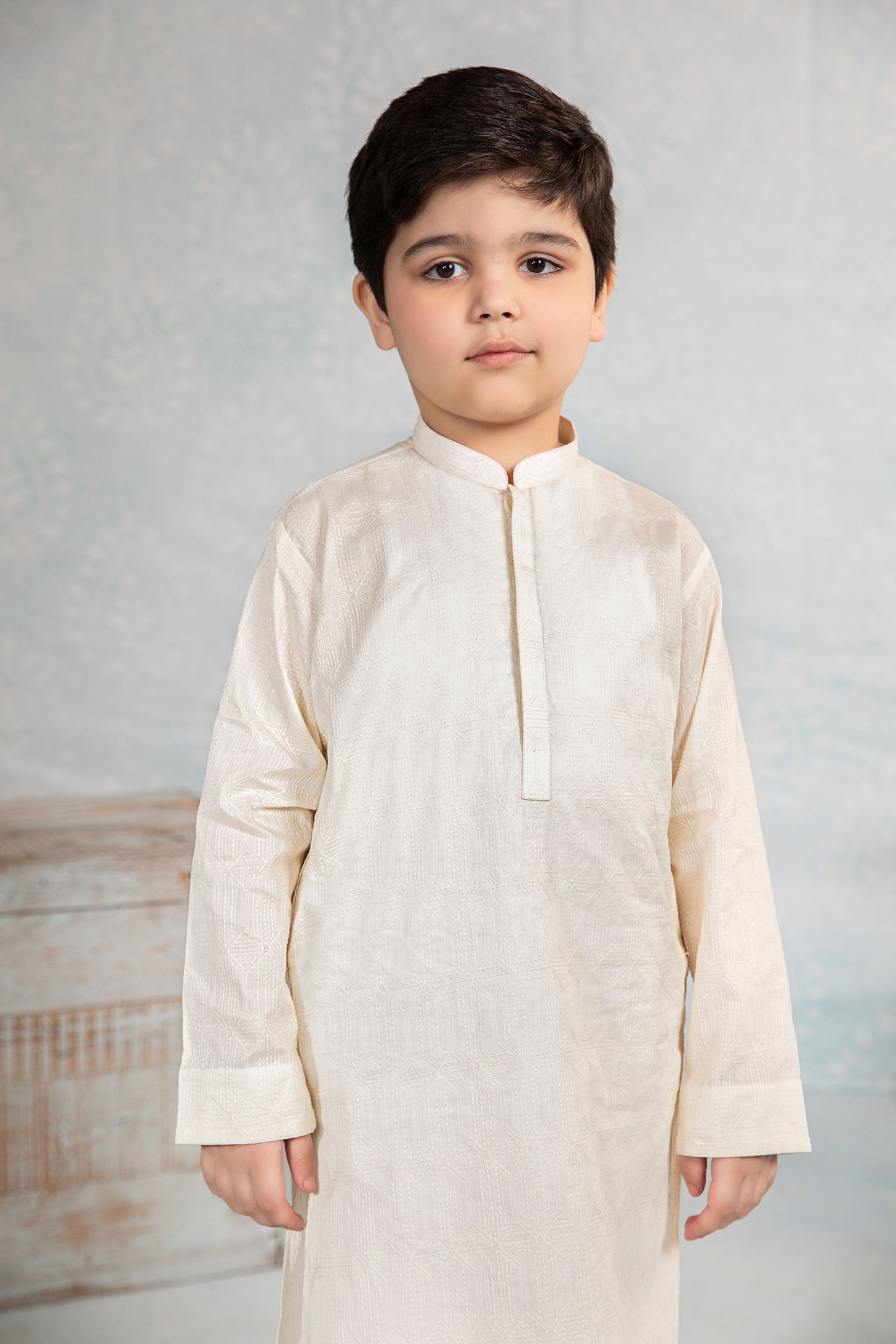 Embroidered Cotton Kurta