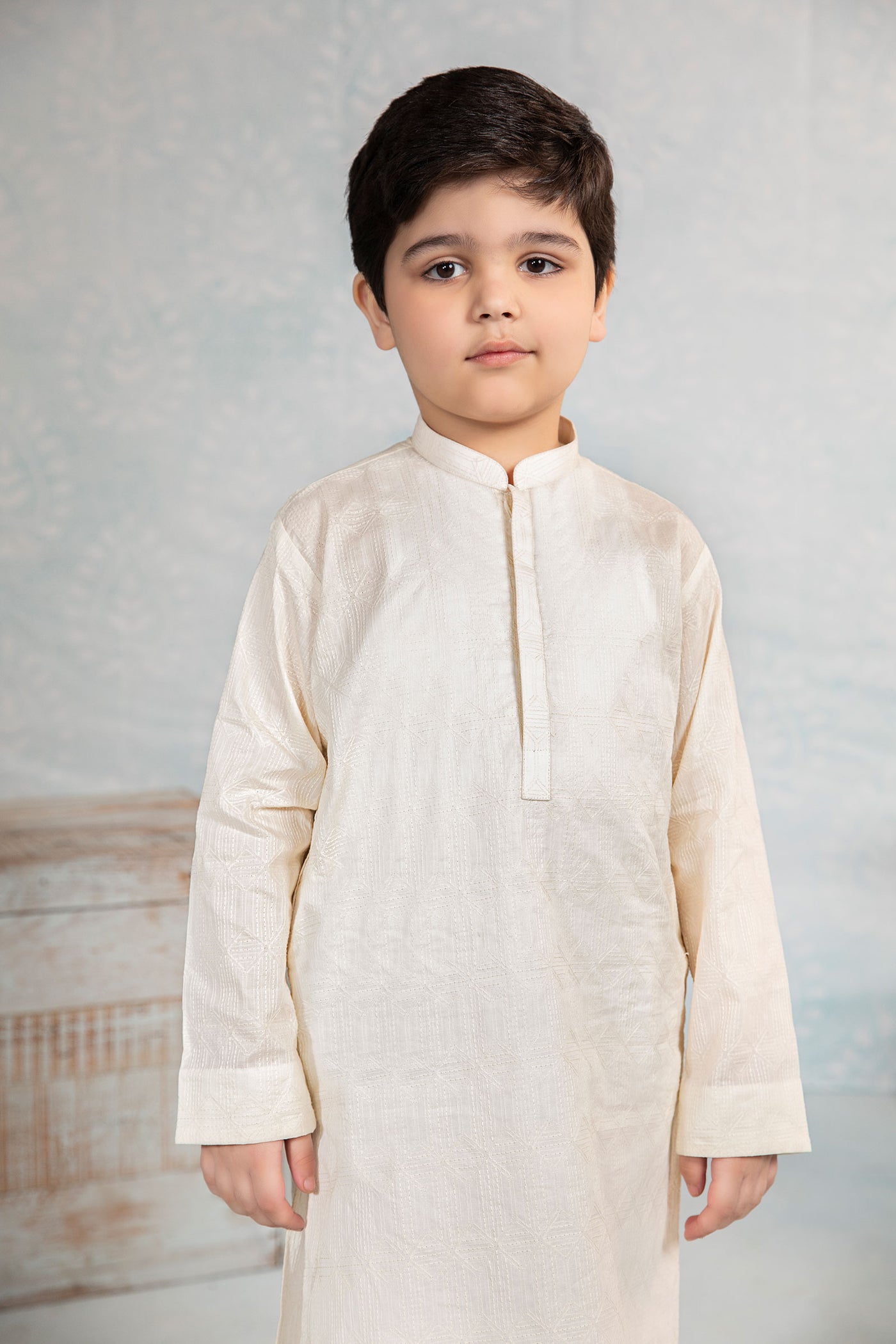 Embroidered Cotton Kurta