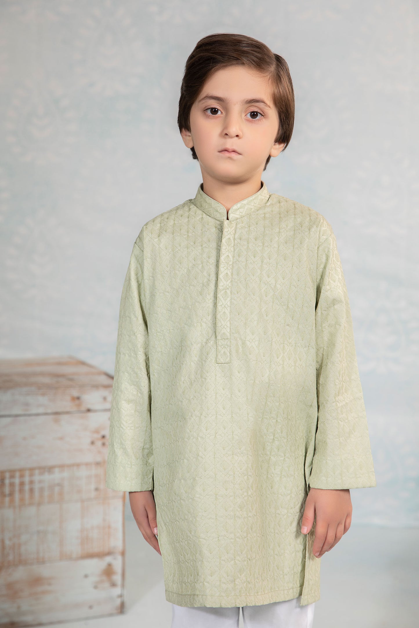 Embroidered Cotton Kurta