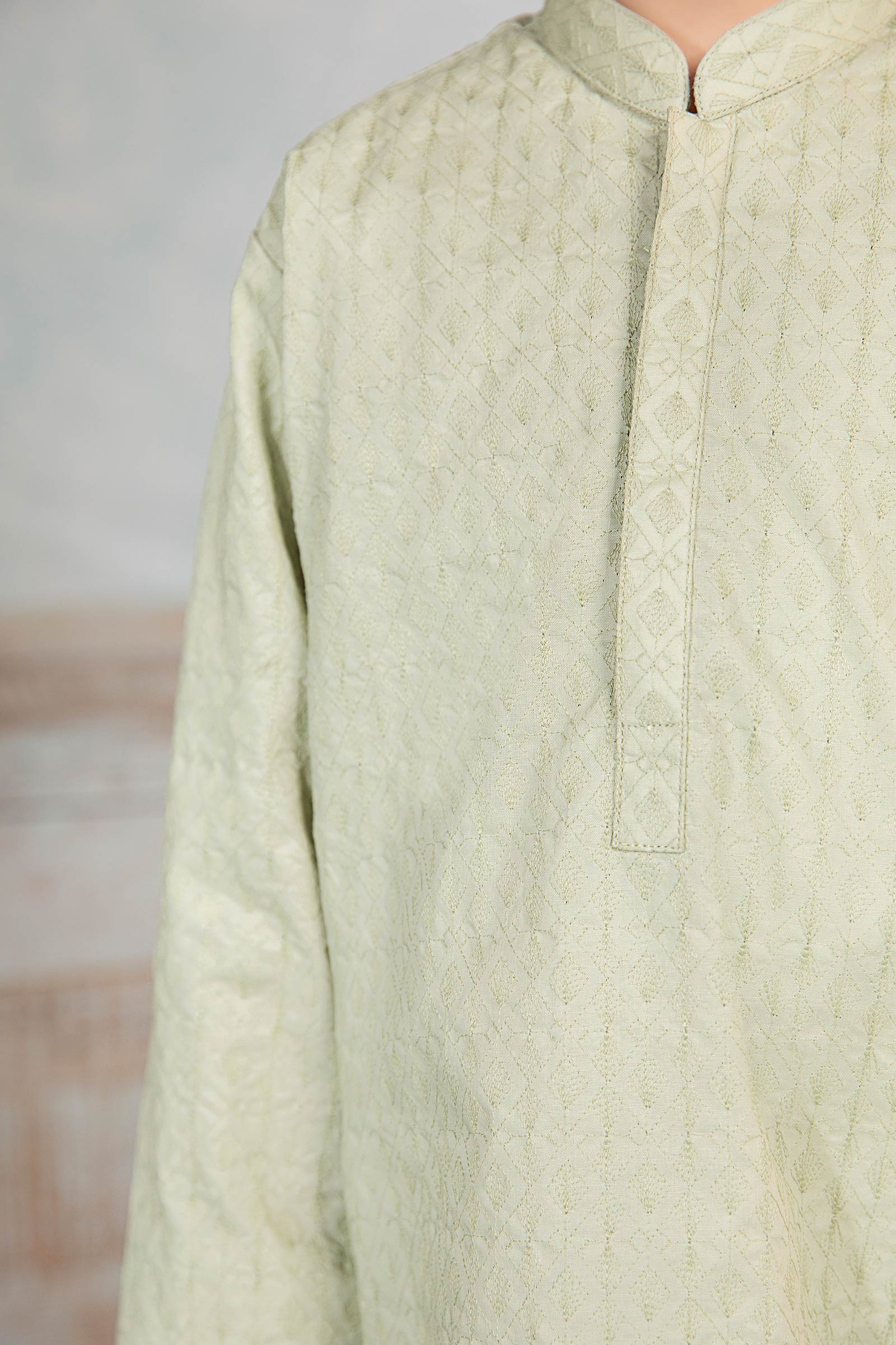 Embroidered Cotton Kurta