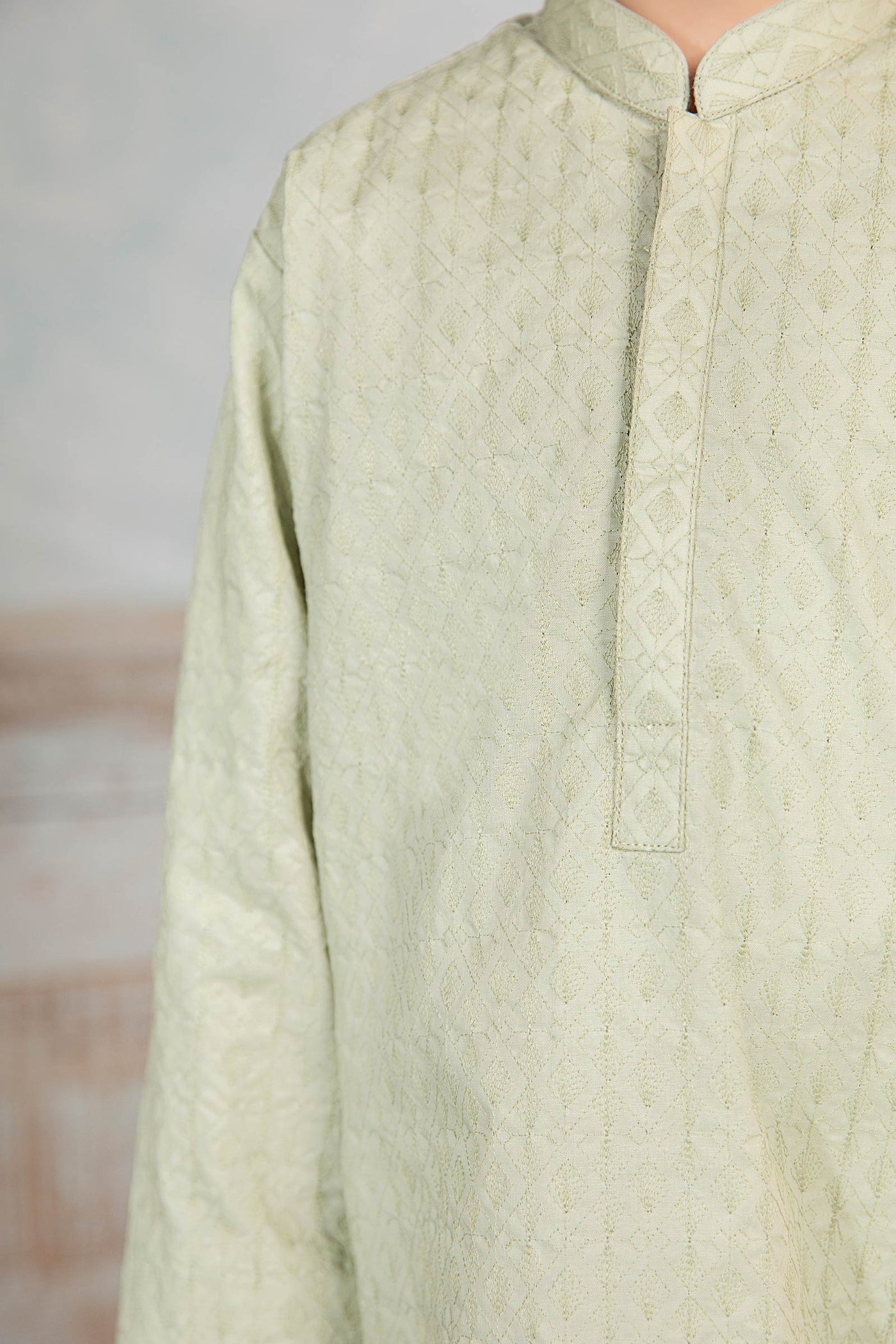 Embroidered Cotton Kurta