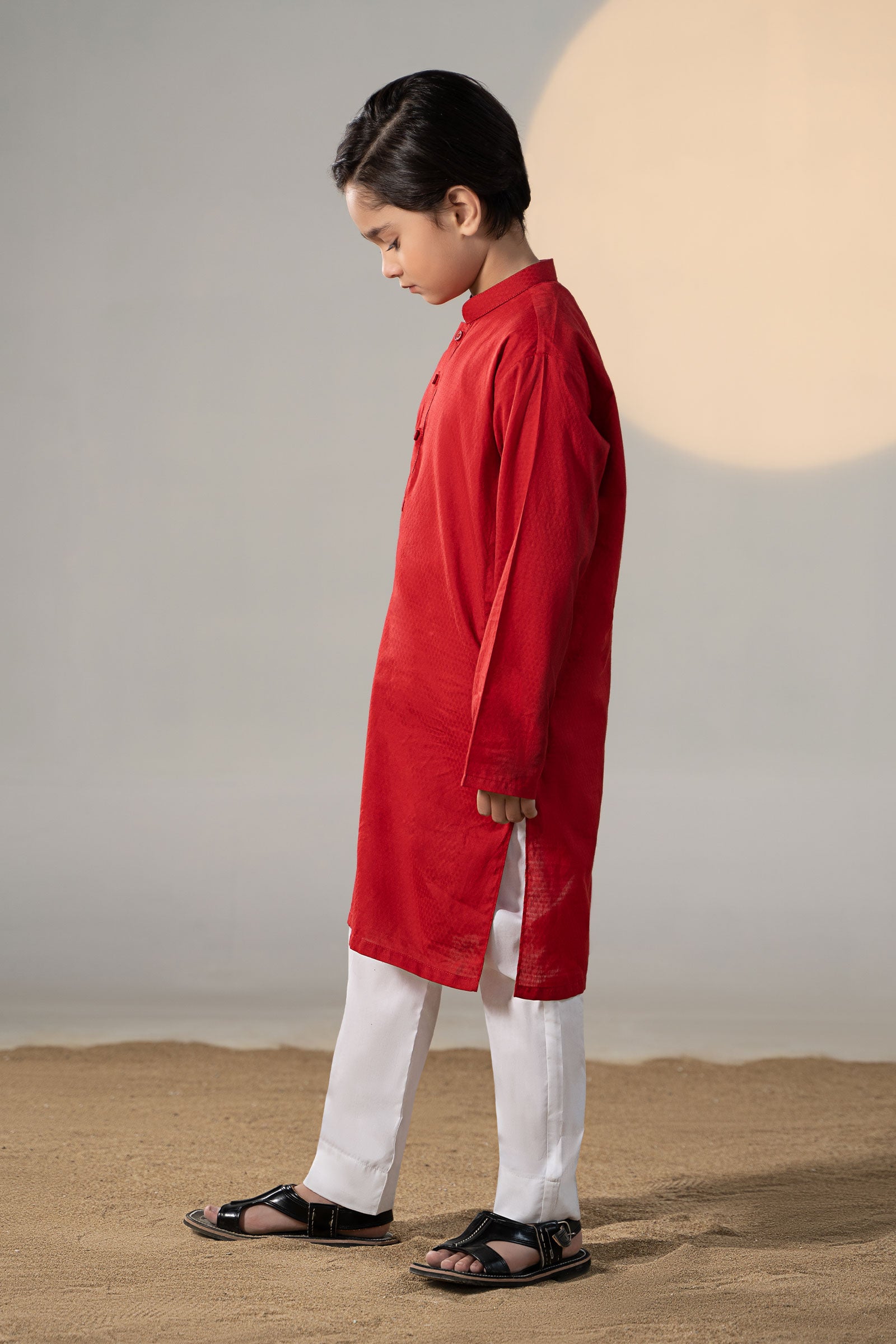 Dyed Dobby Kurta