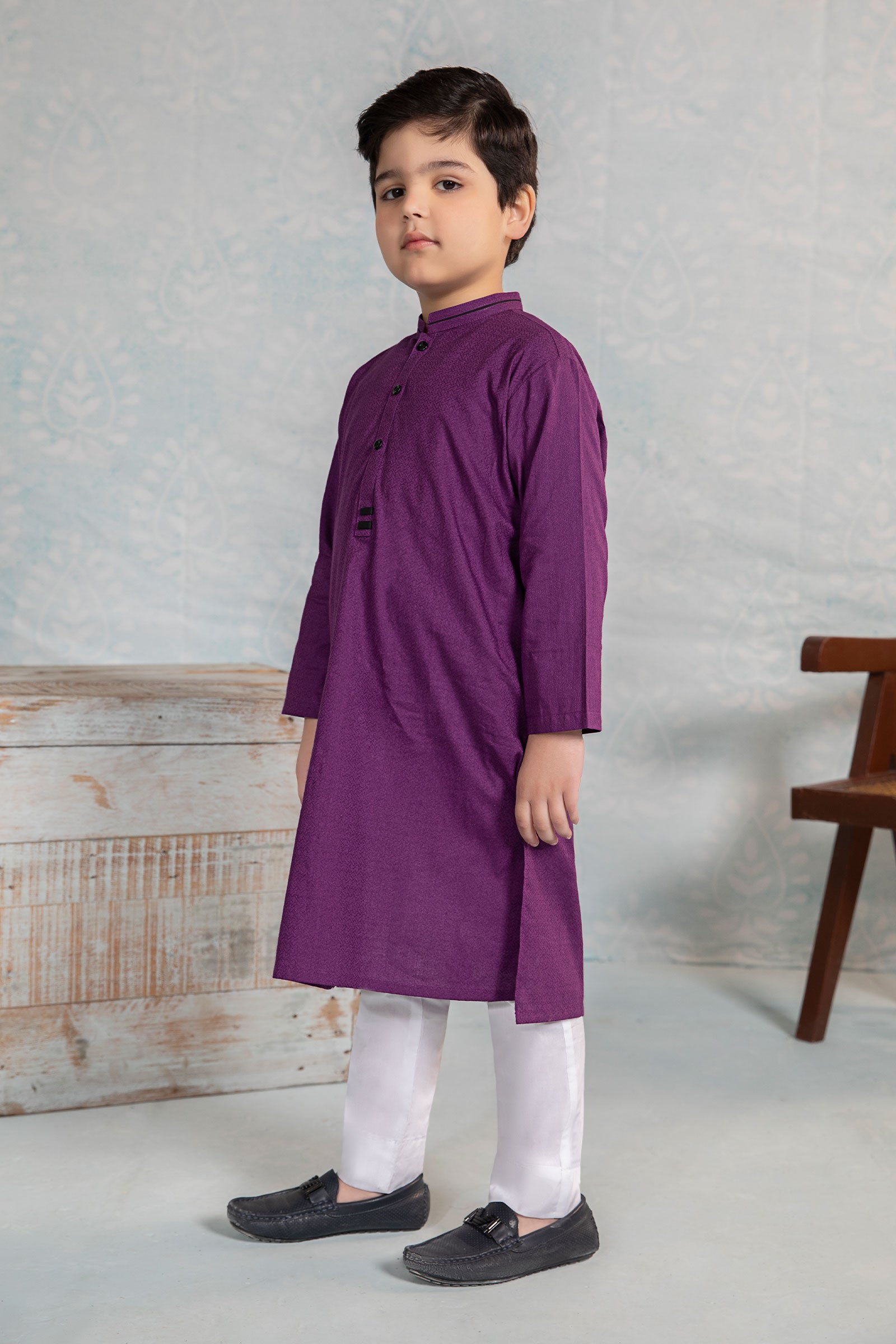 Dyed Dobby Kurta