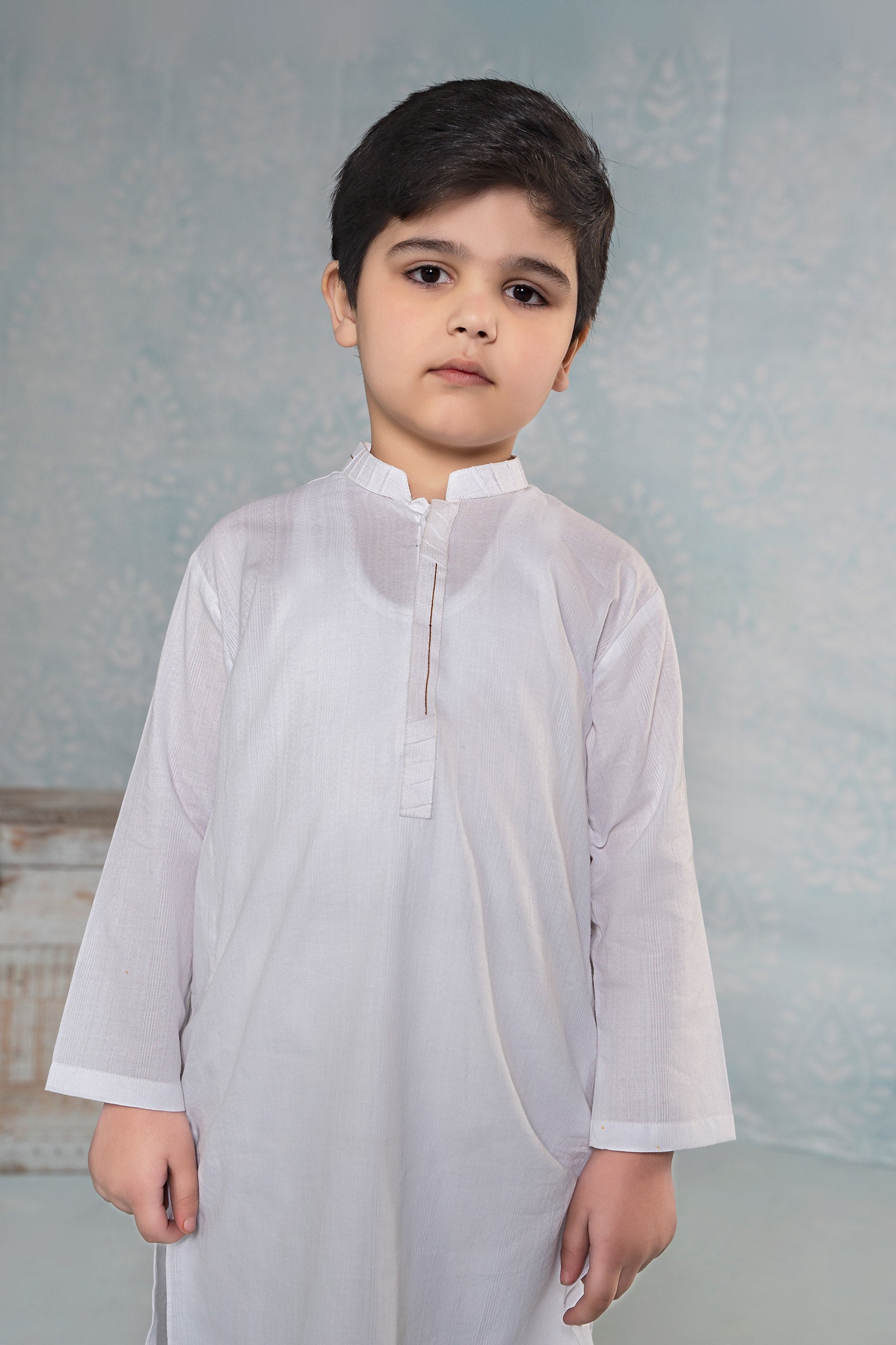 Embroidered Dobby Kurta