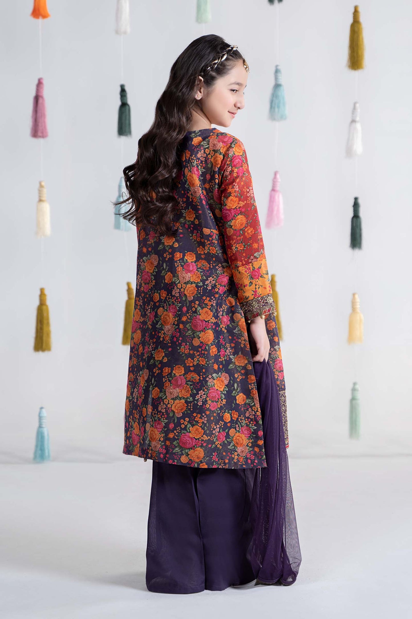 3 Piece Printed Cotton Masoori Suit