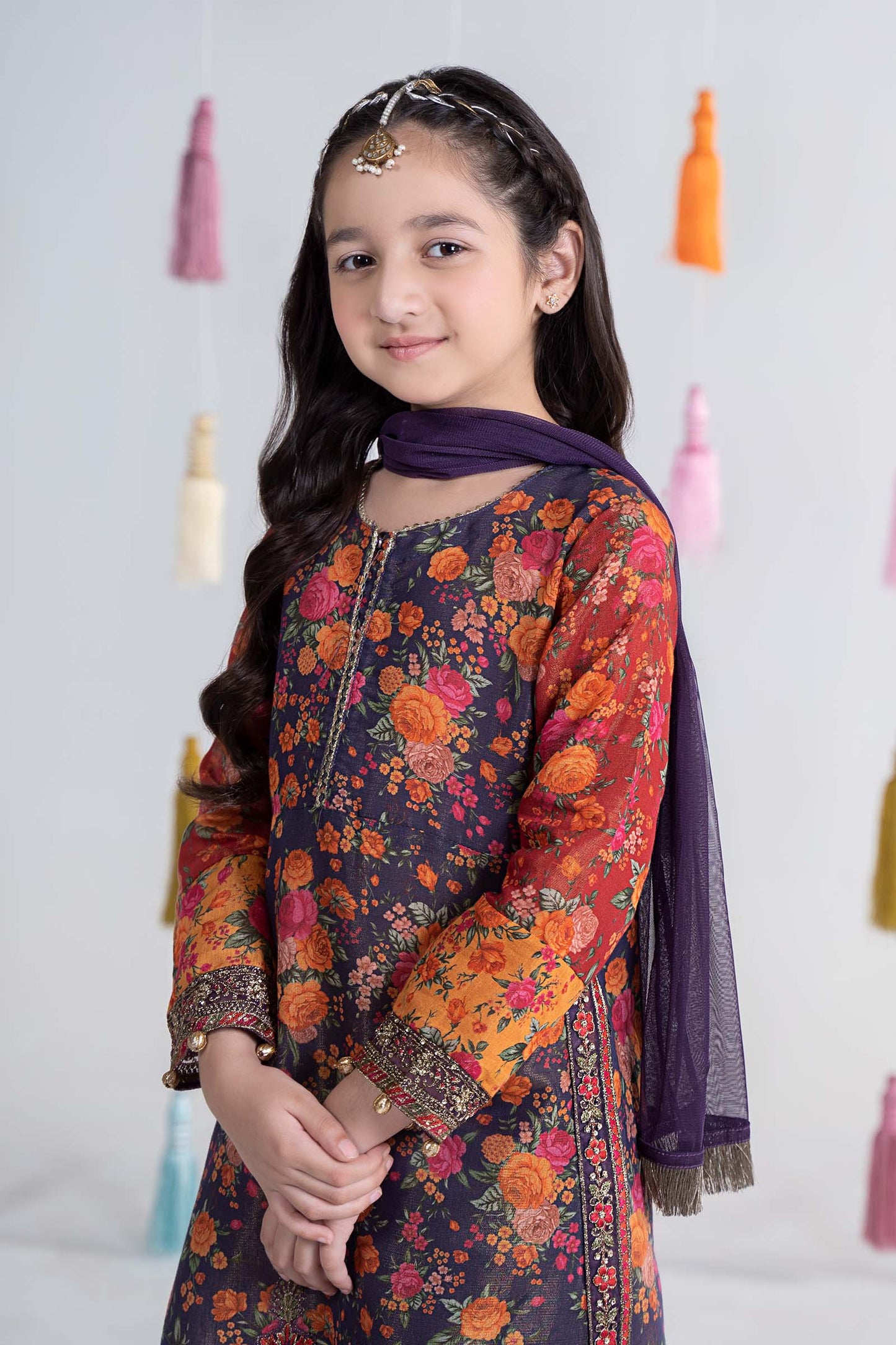 3 Piece Printed Cotton Masoori Suit