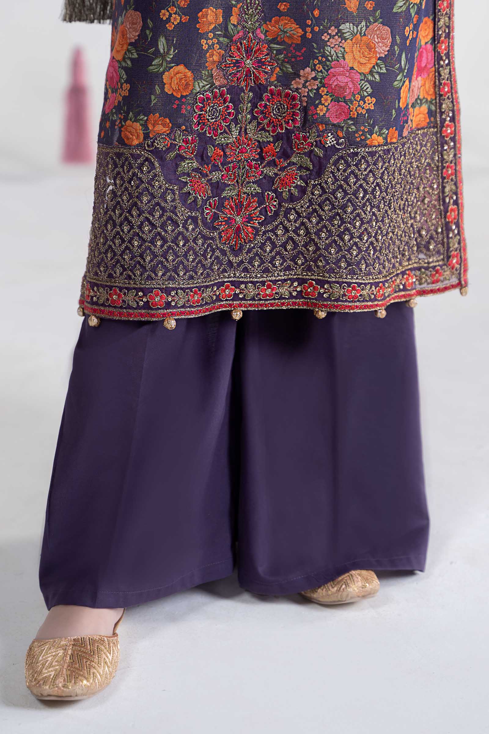 3 Piece Printed Cotton Masoori Suit