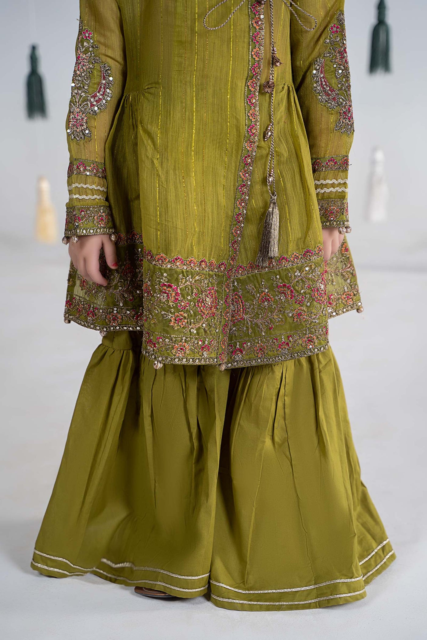 3 Piece Dyed Doria Paper Cotton Suit