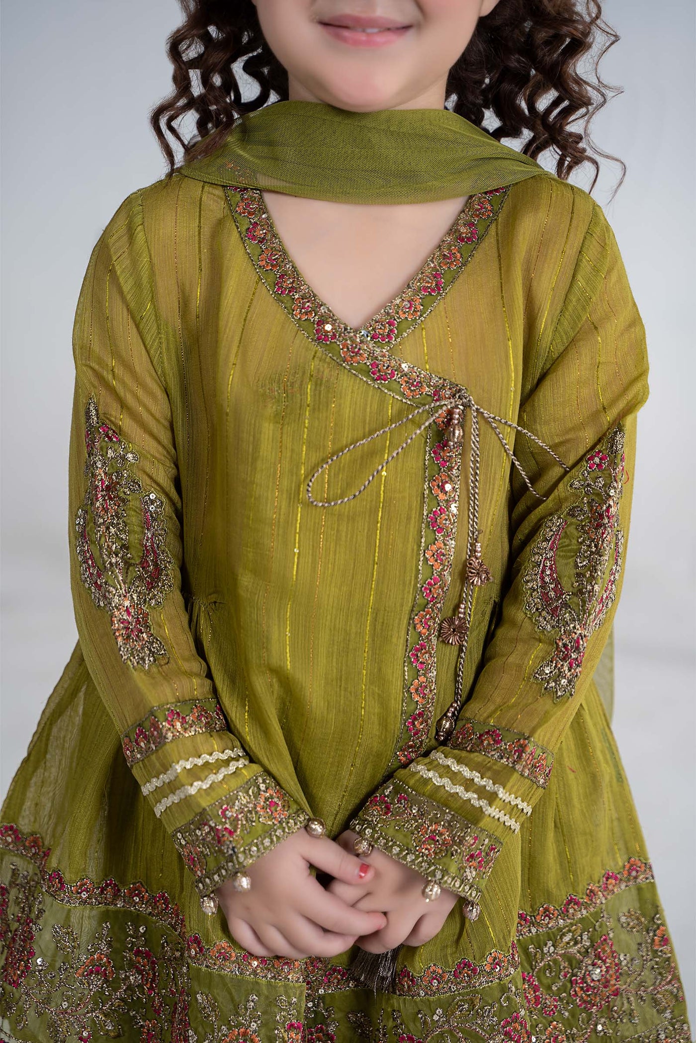 3 Piece Dyed Doria Paper Cotton Suit