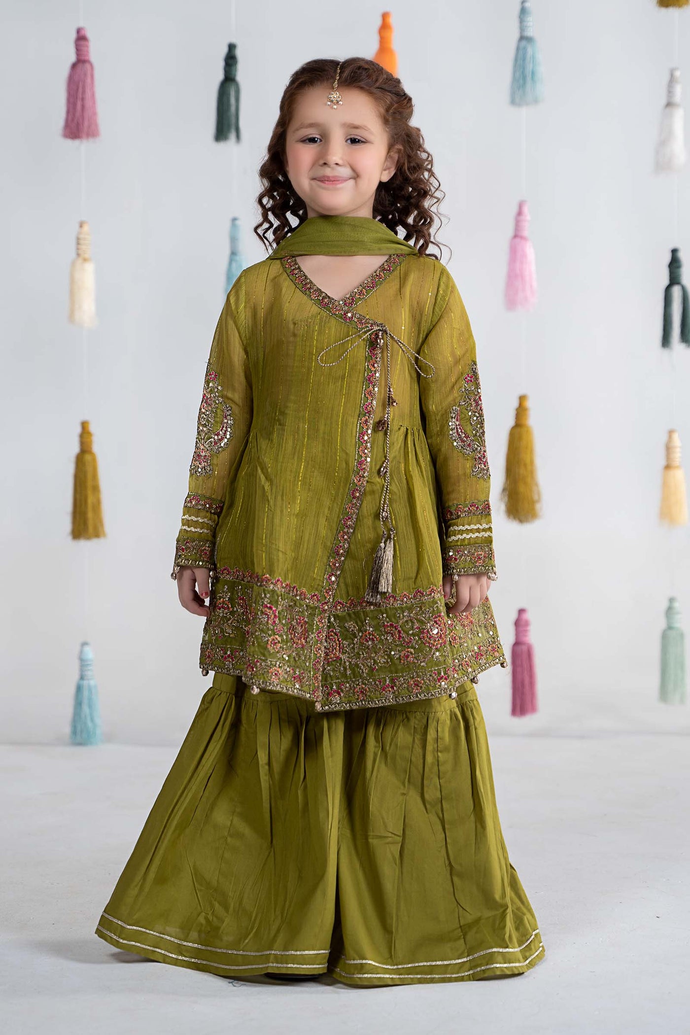 3 Piece Dyed Doria Paper Cotton Suit