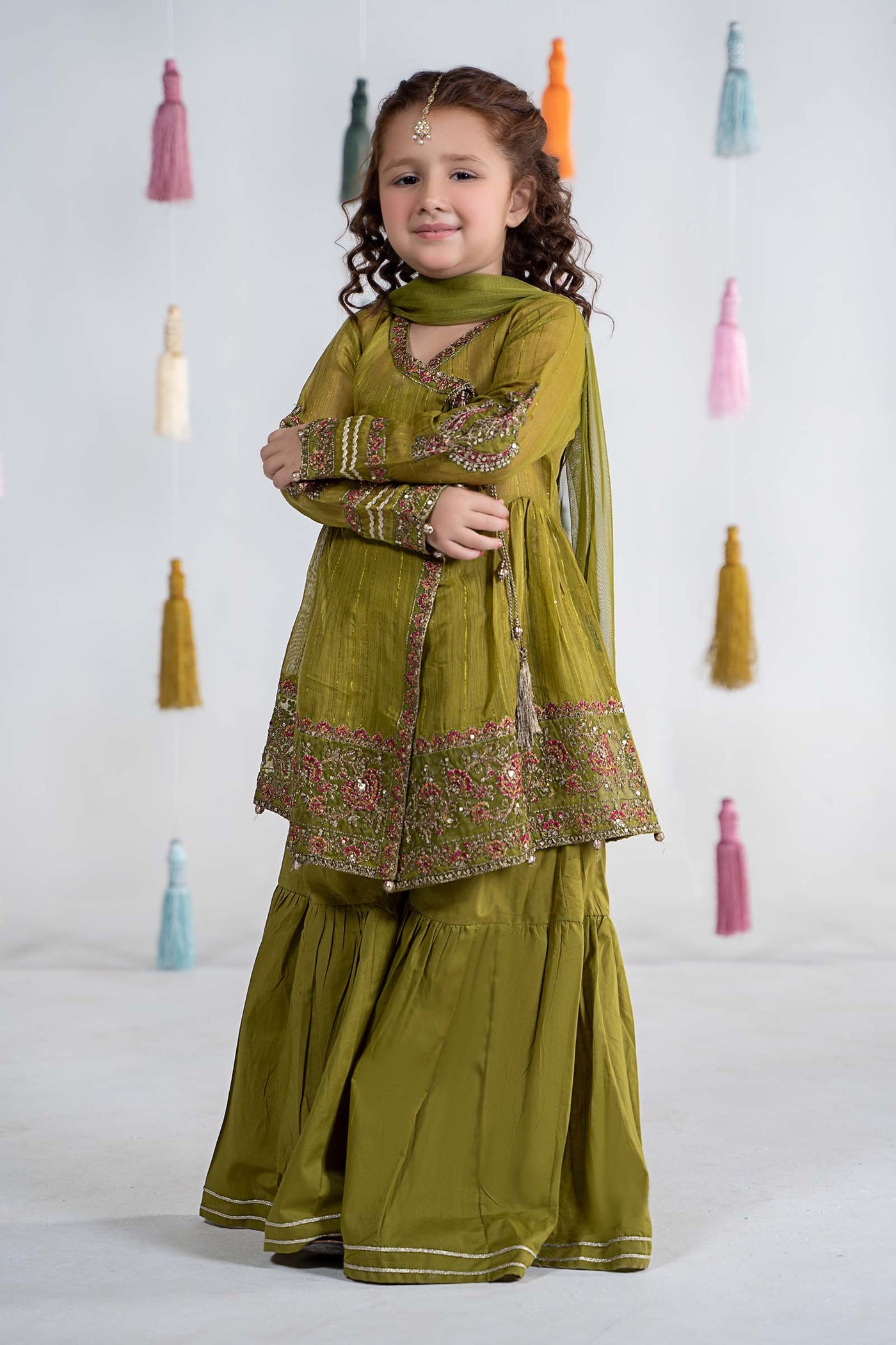 3 Piece Dyed Doria Paper Cotton Suit