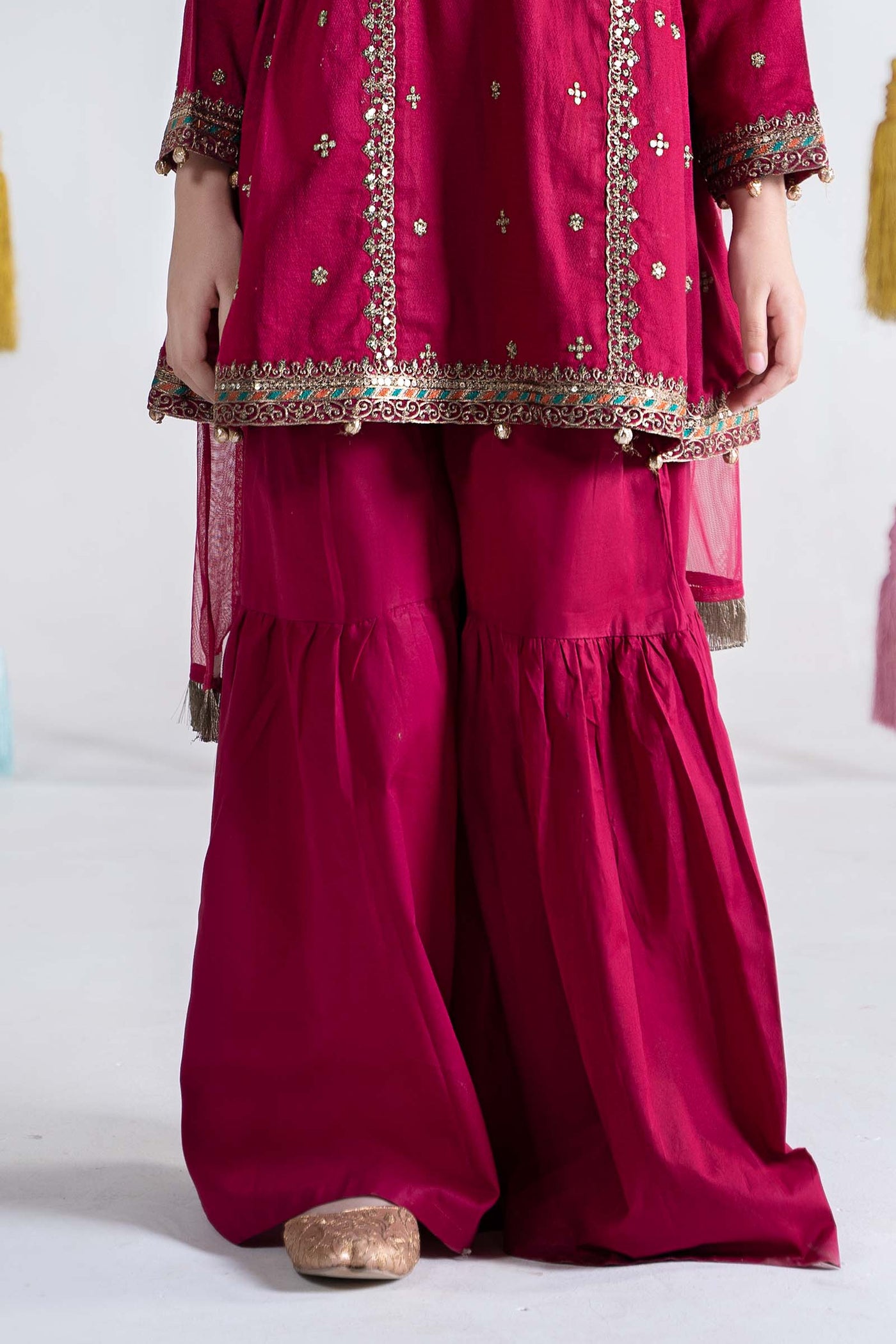 3 Piece Dyed Dobby Lawn Suit