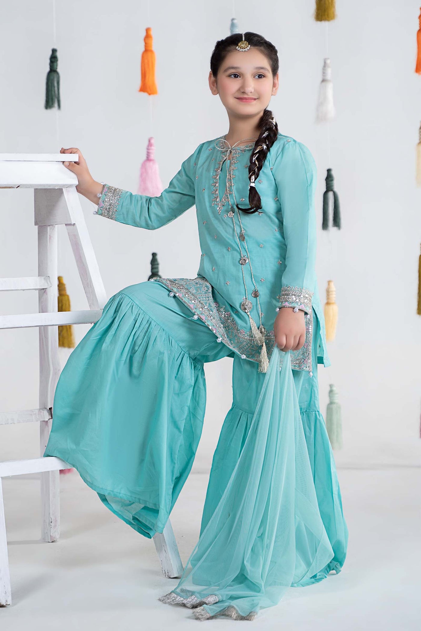 3 Piece Dyed Lawn Suit