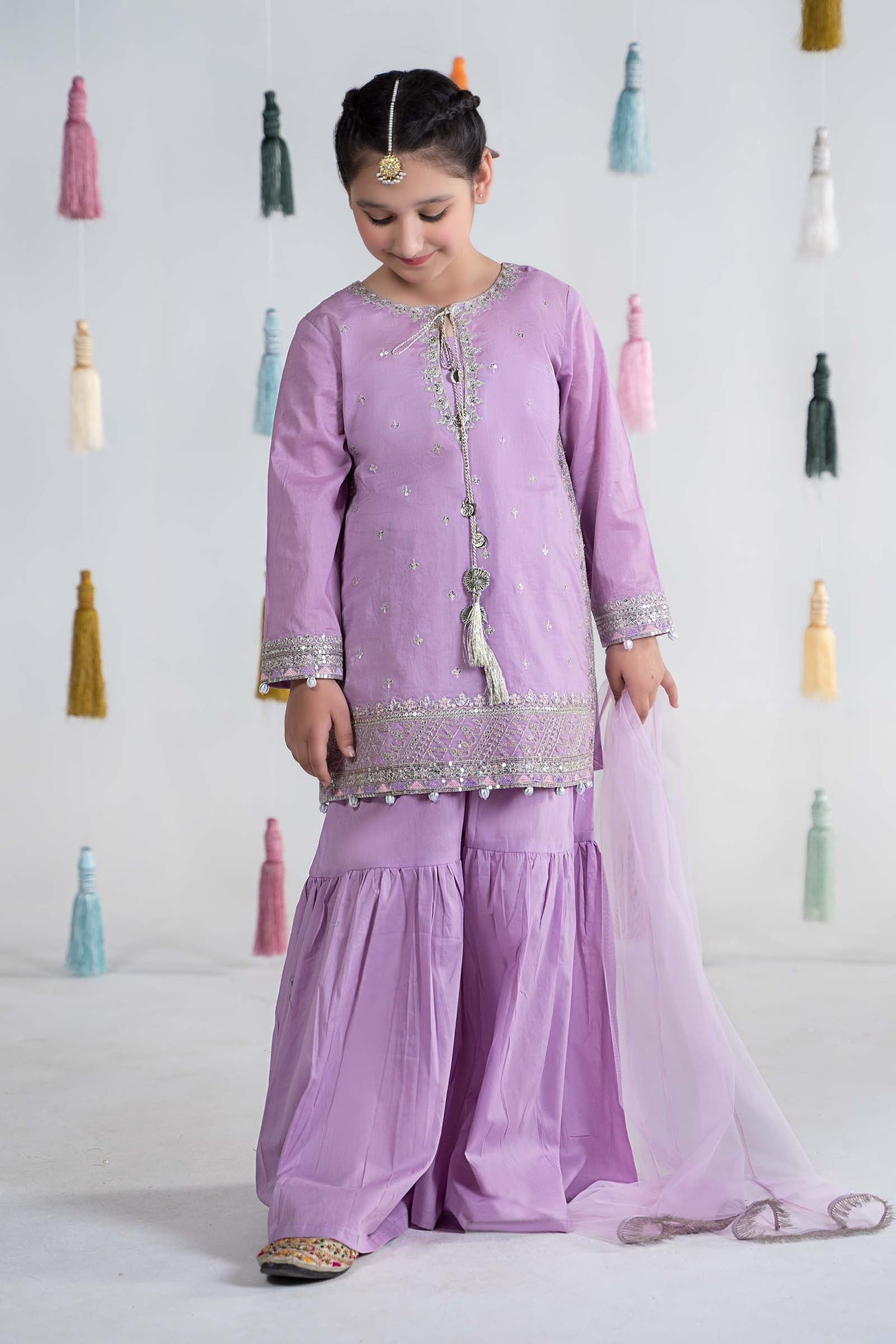 3 Piece Dyed Lawn Suit