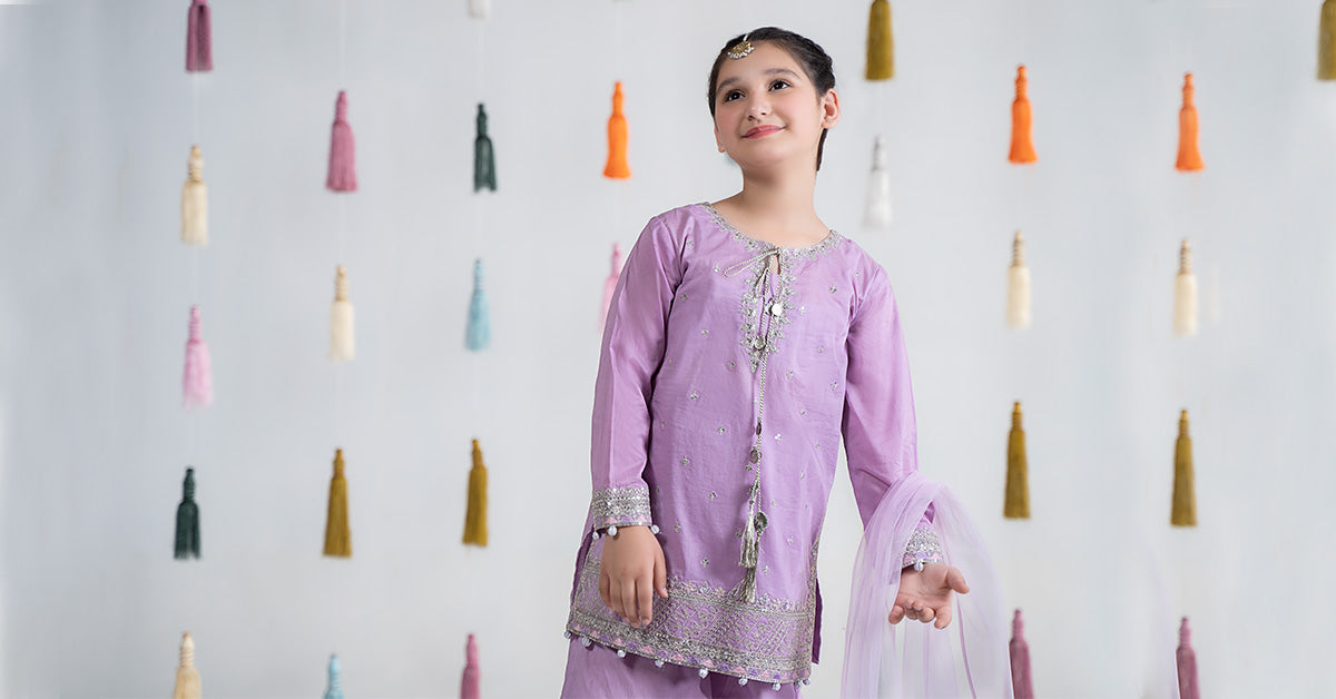 3 Piece Dyed Lawn Suit