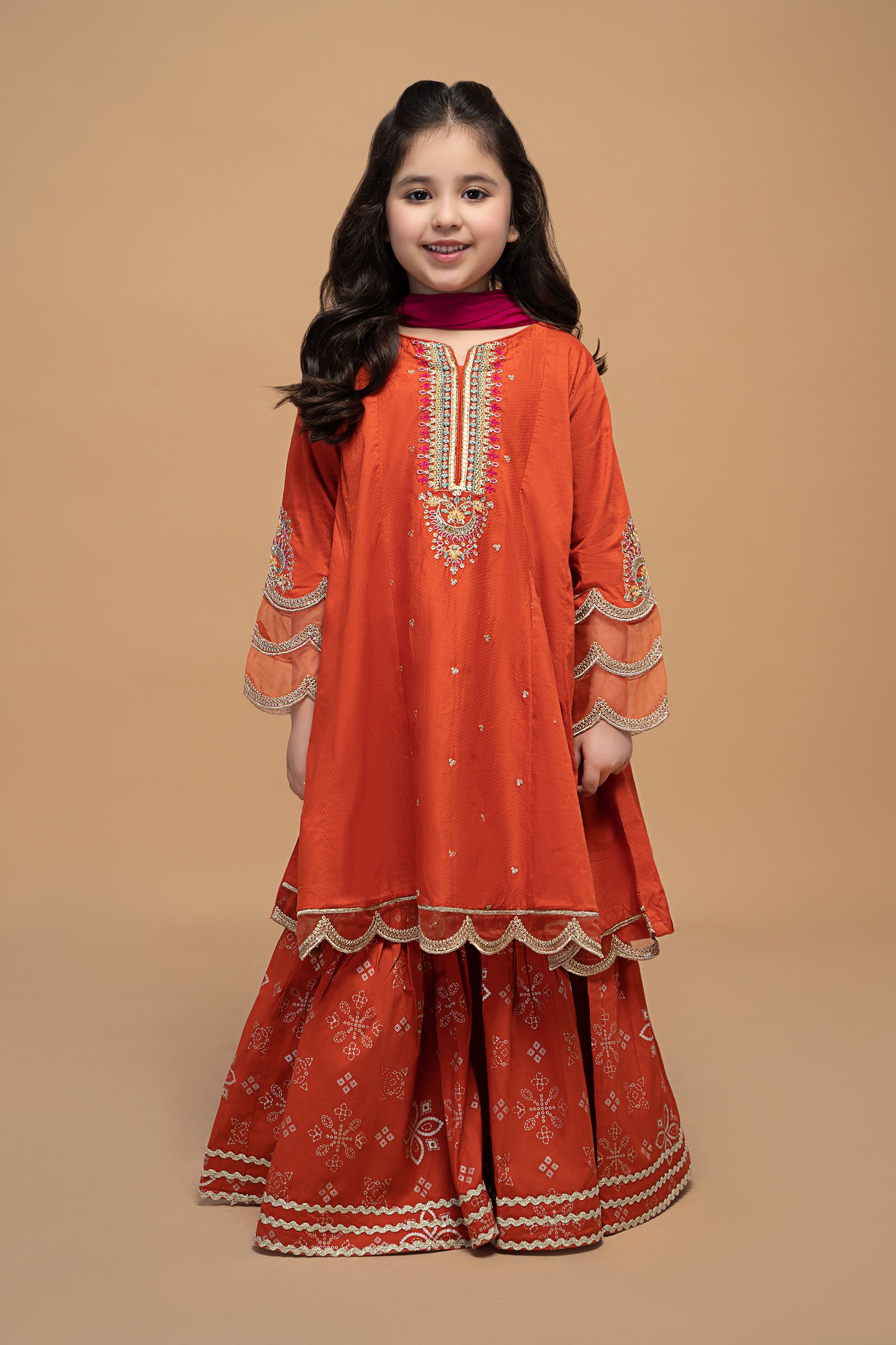 3 Piece Embroidered Suit