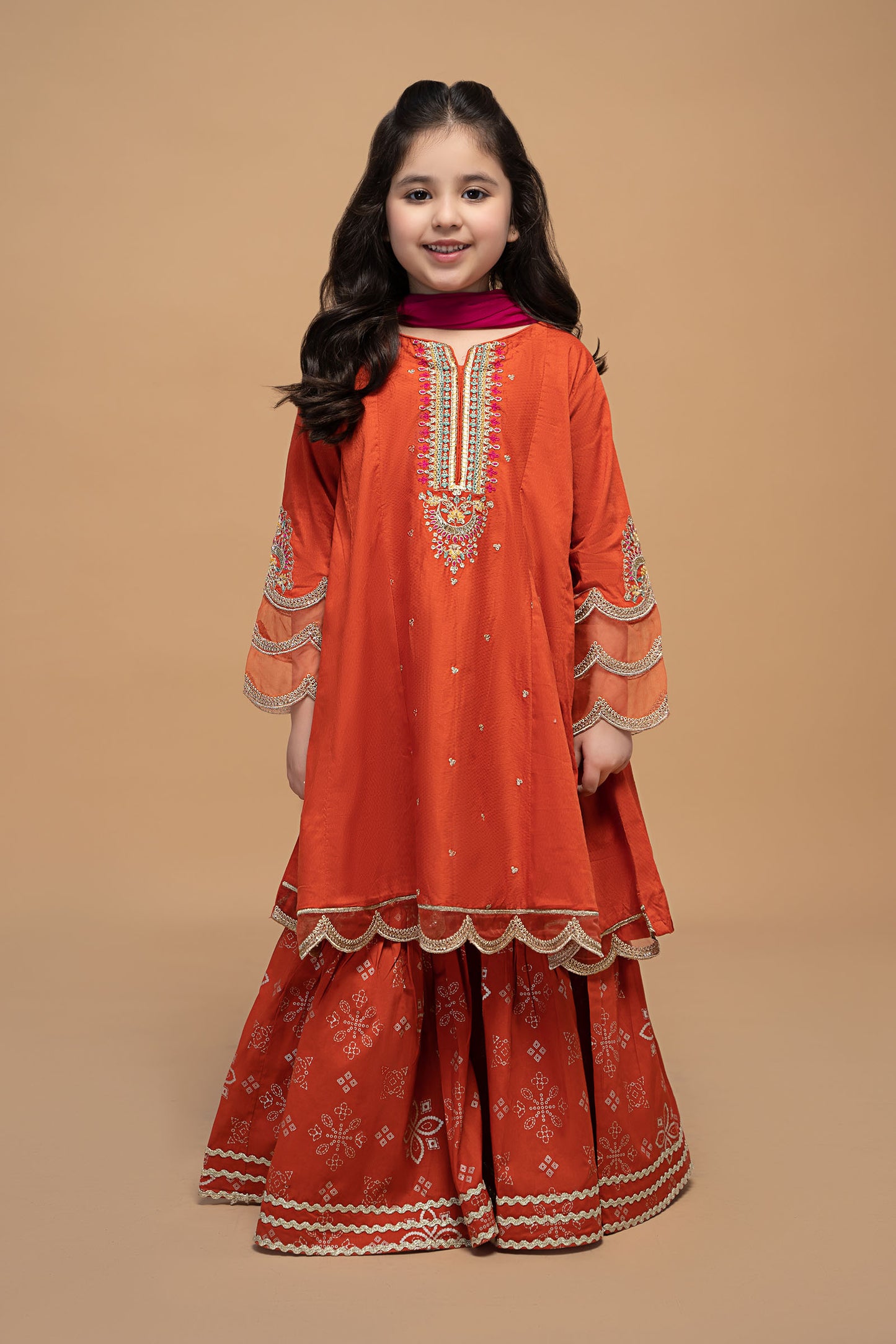 3 Piece Embroidered Suit