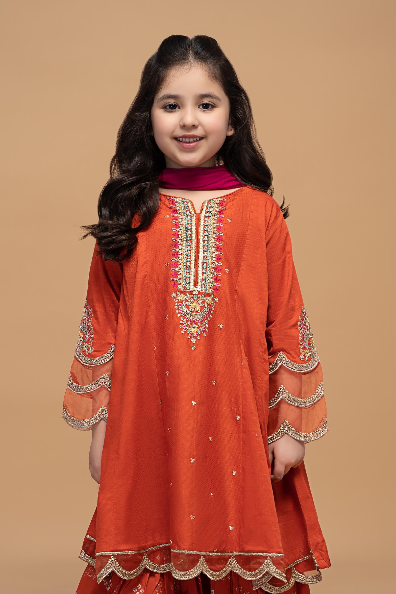 3 Piece Embroidered Suit