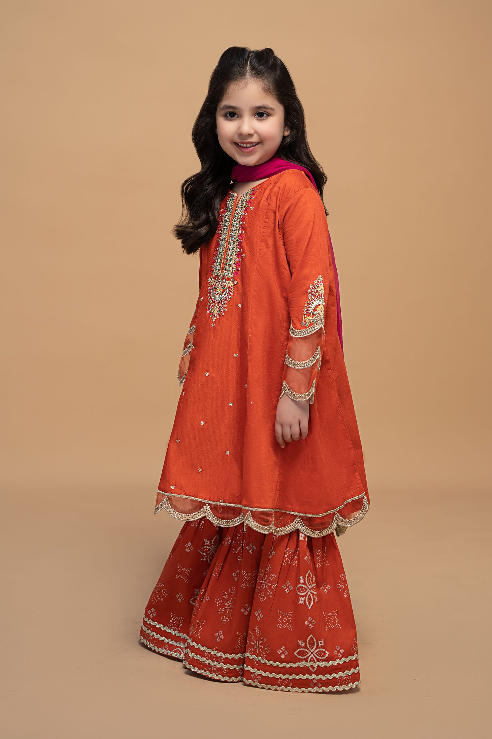 3 Piece Embroidered Suit