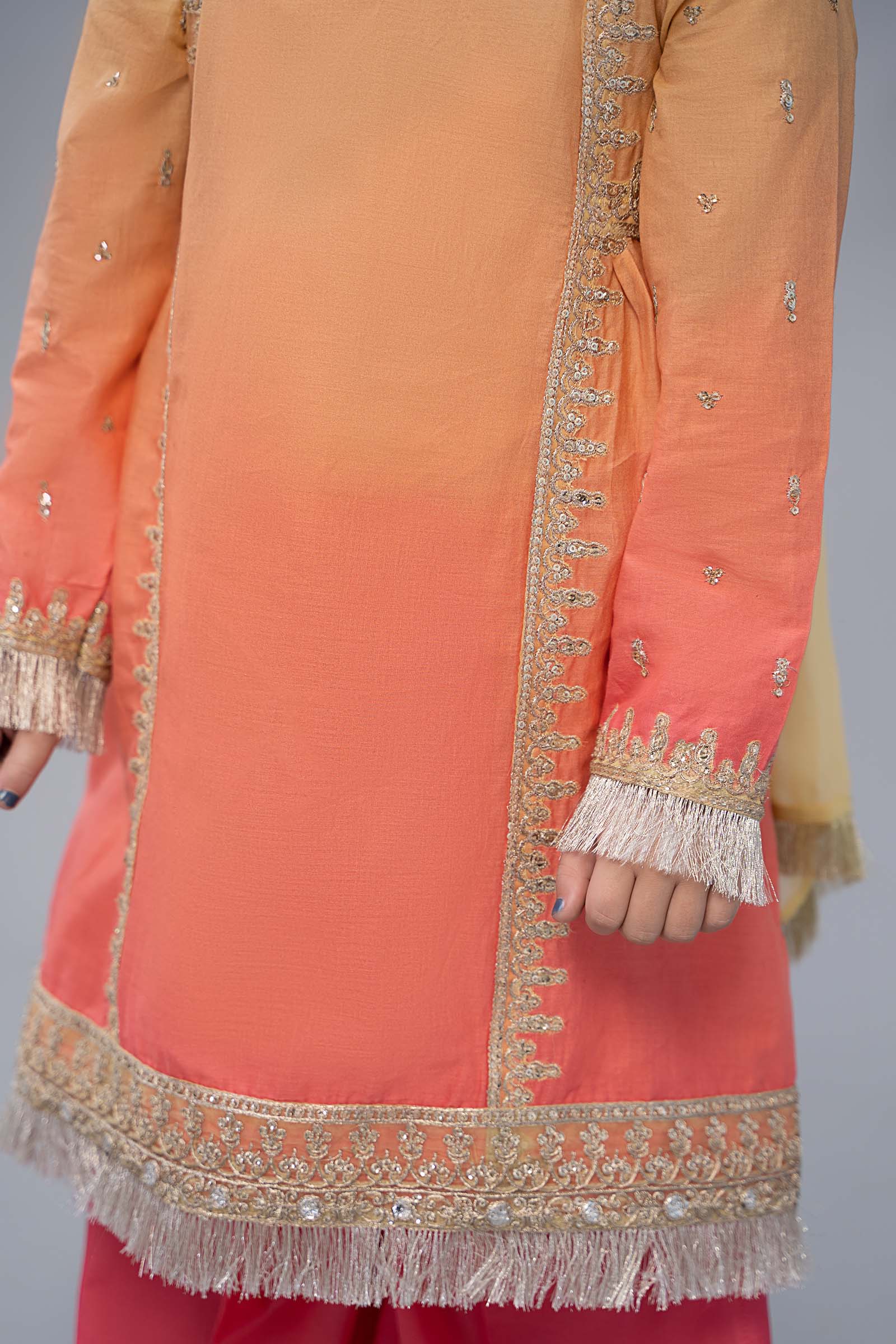 Suit Yellow Pink MKD-EF23-19