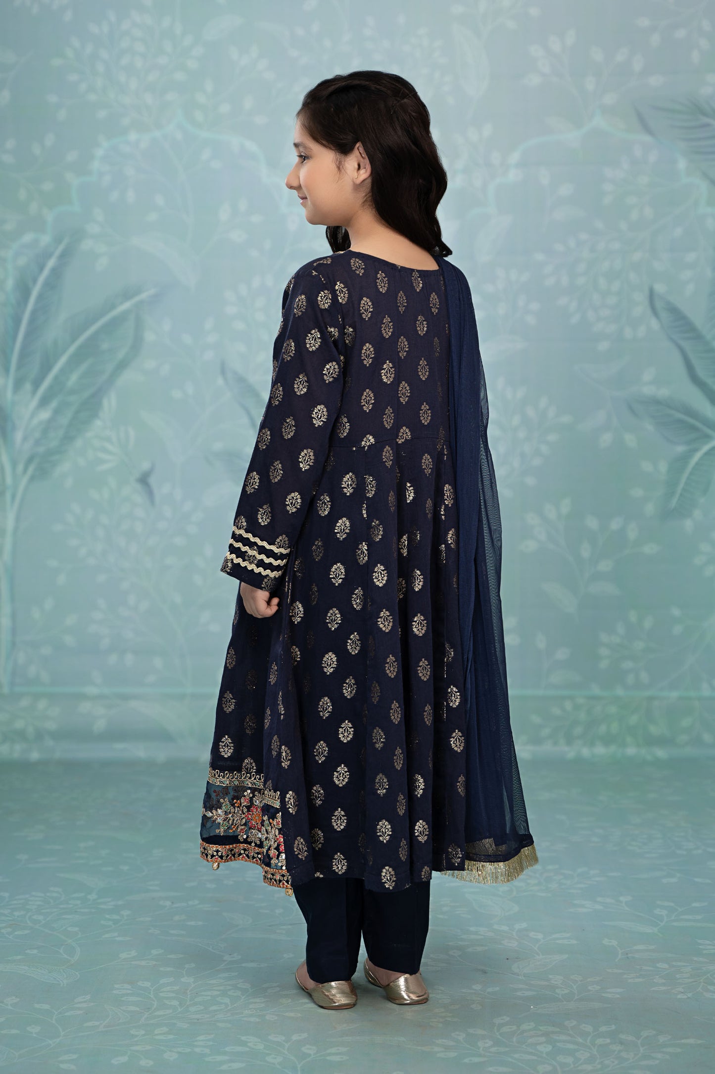 3 Piece Embroidered Suit