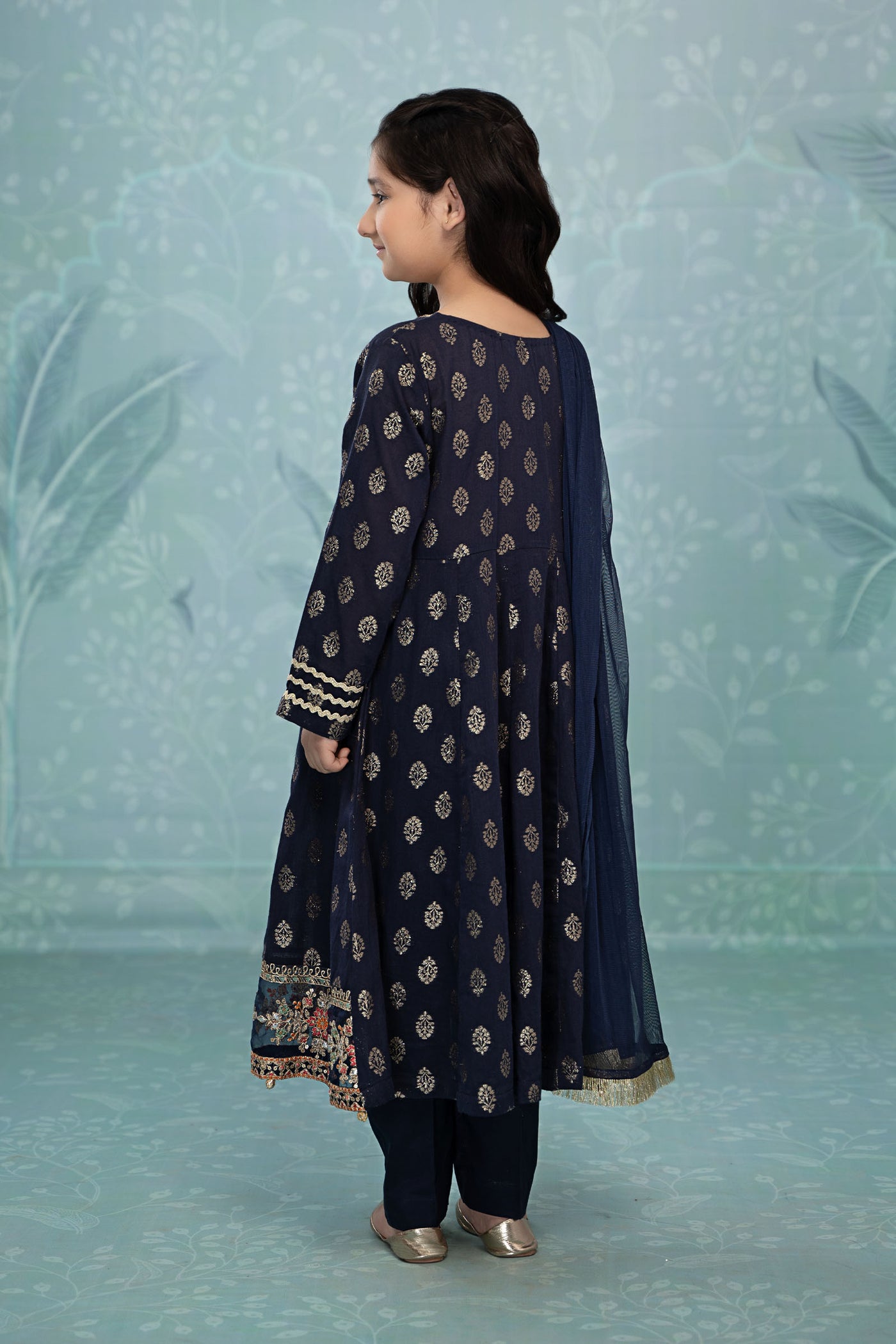 3 Piece Embroidered Suit