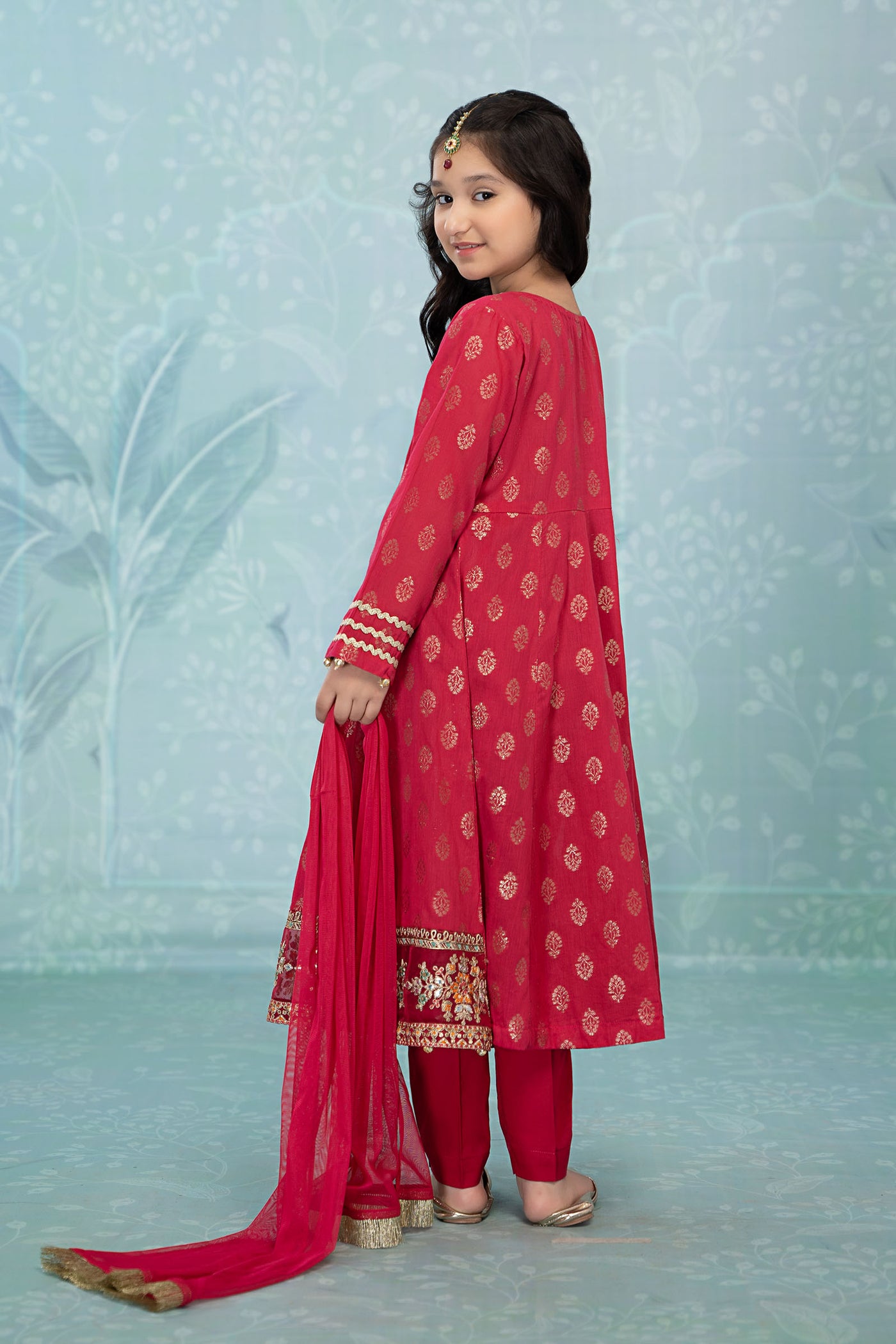3 Piece Embroidered Suit