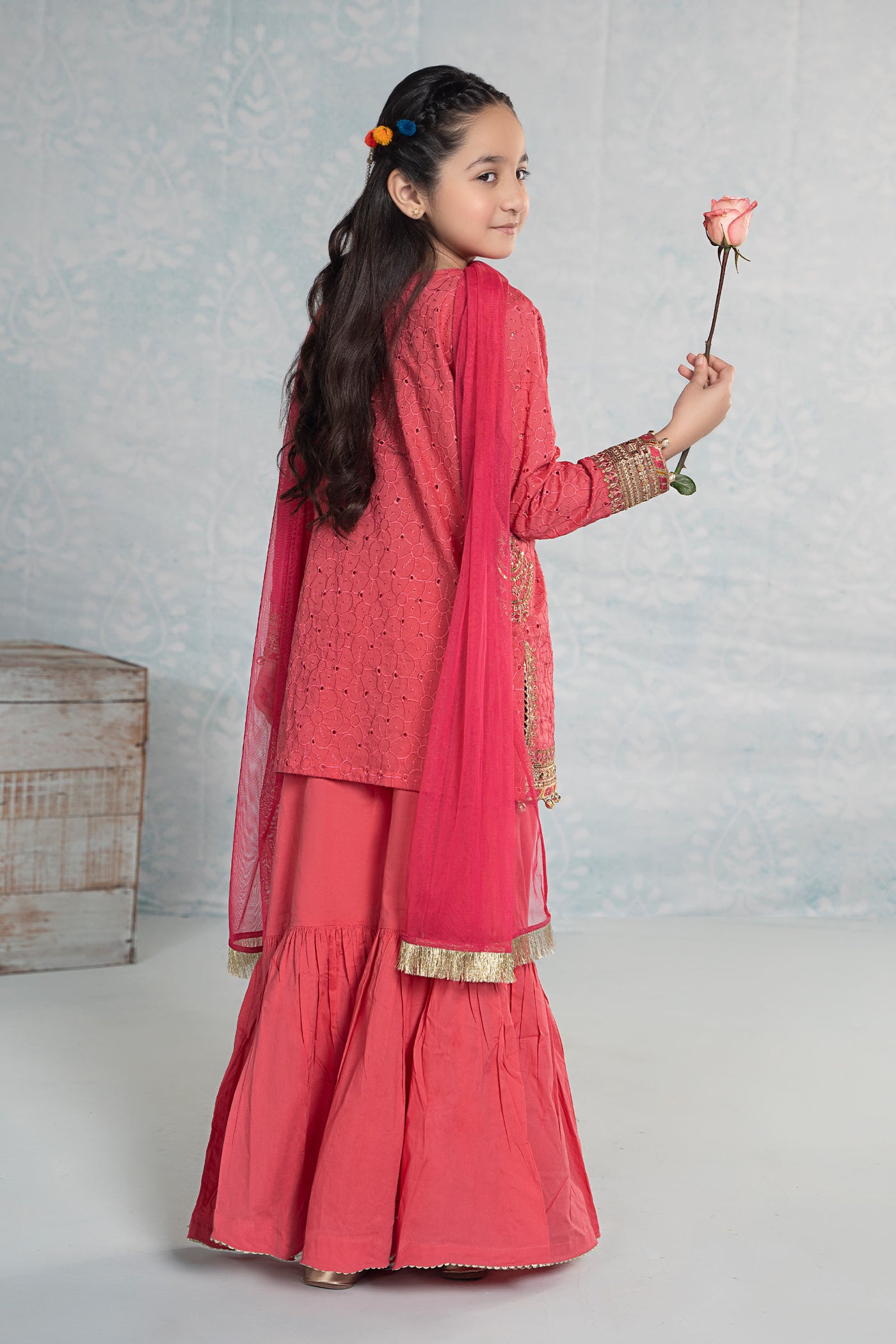 3 Piece Embroidered Lawn Suit | MKD-EF24-14