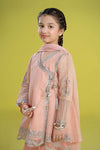 3 Piece Embroidered Cotton Jacquard Zari Suit