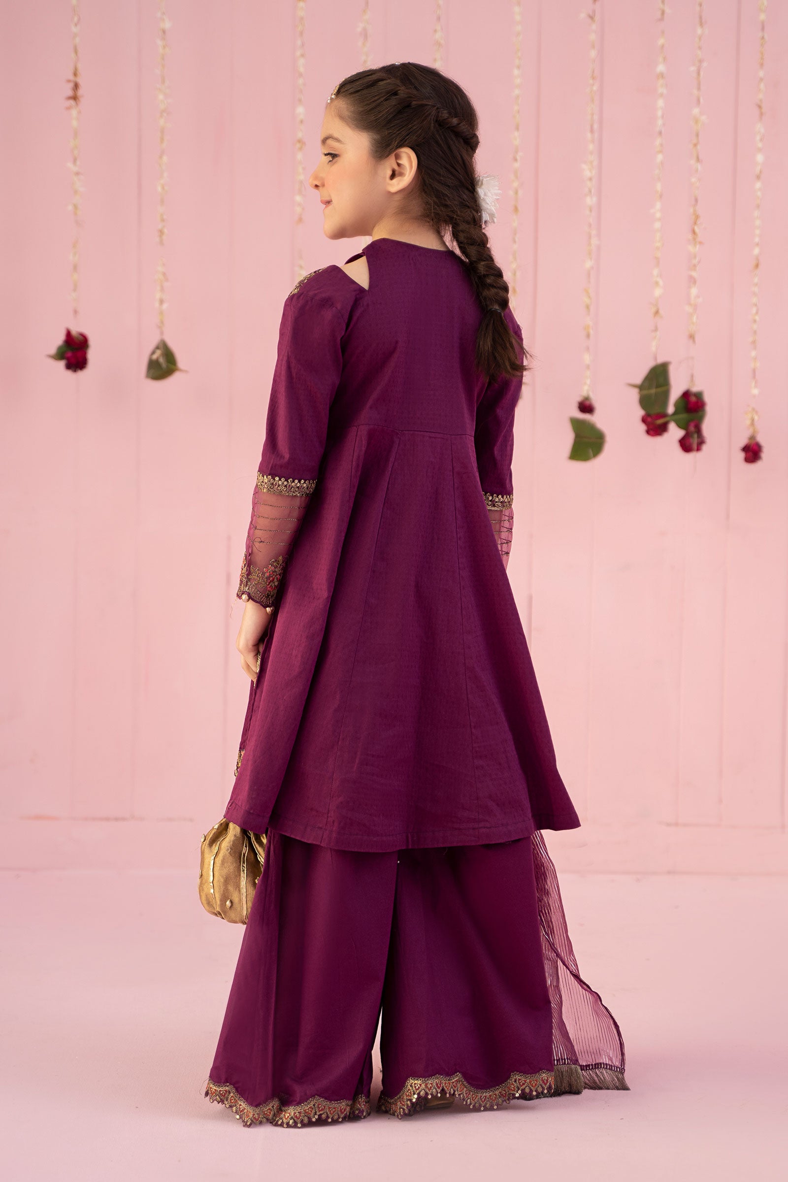 3 Piece Embroidered Dobby Suit