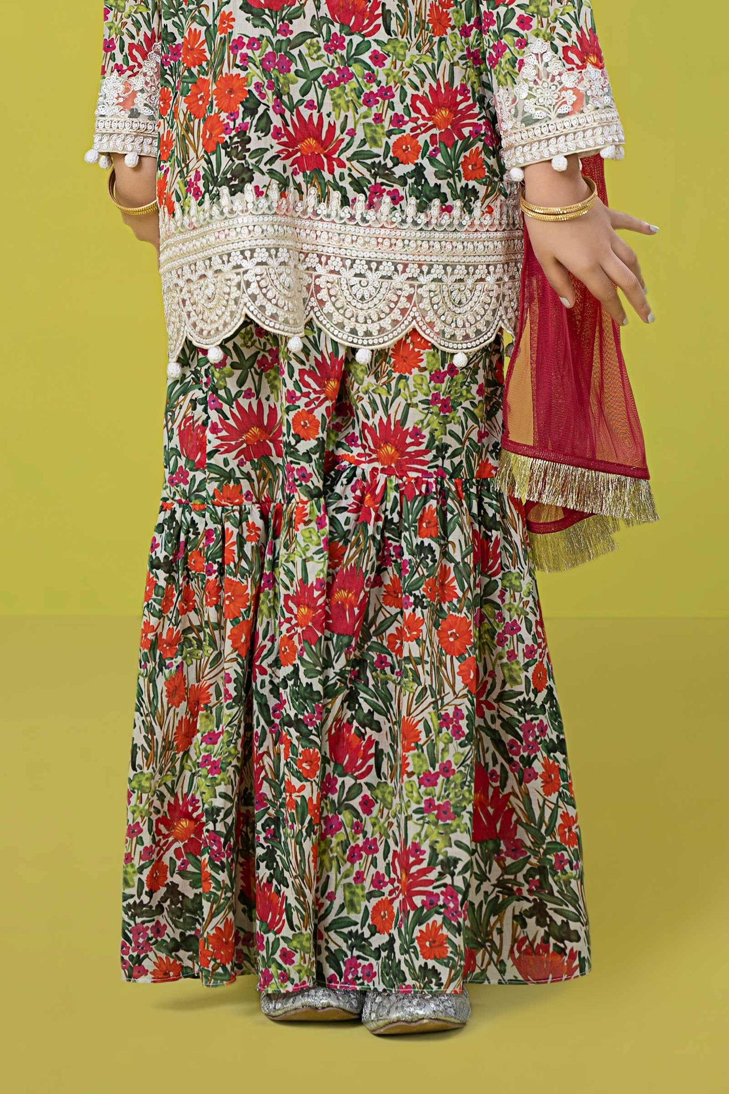 3 Piece Embroidered Lawn Suit