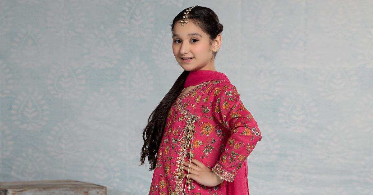 3 Piece Embroidered Lawn Suit