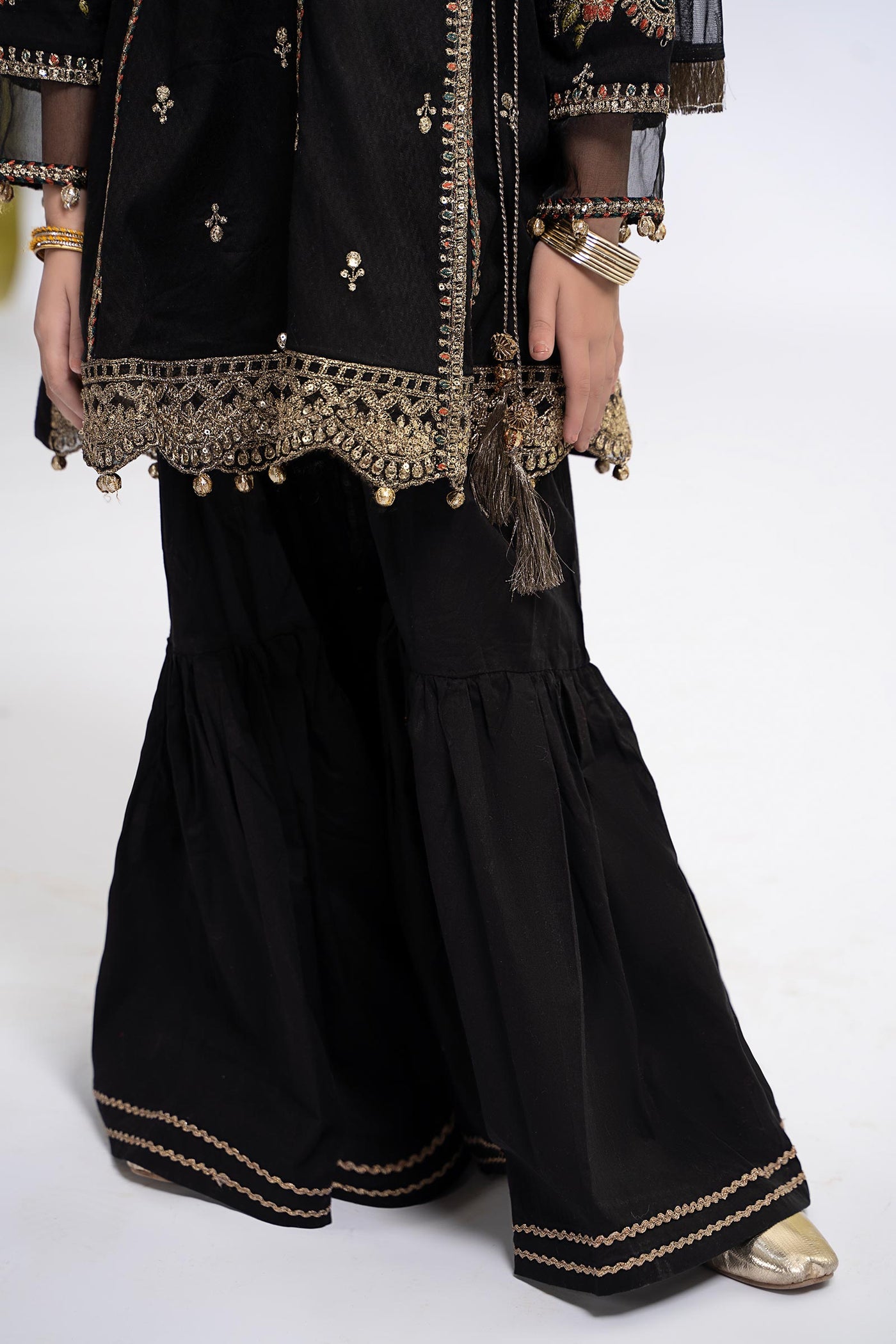 3 Piece Embroidered Dobby Suit