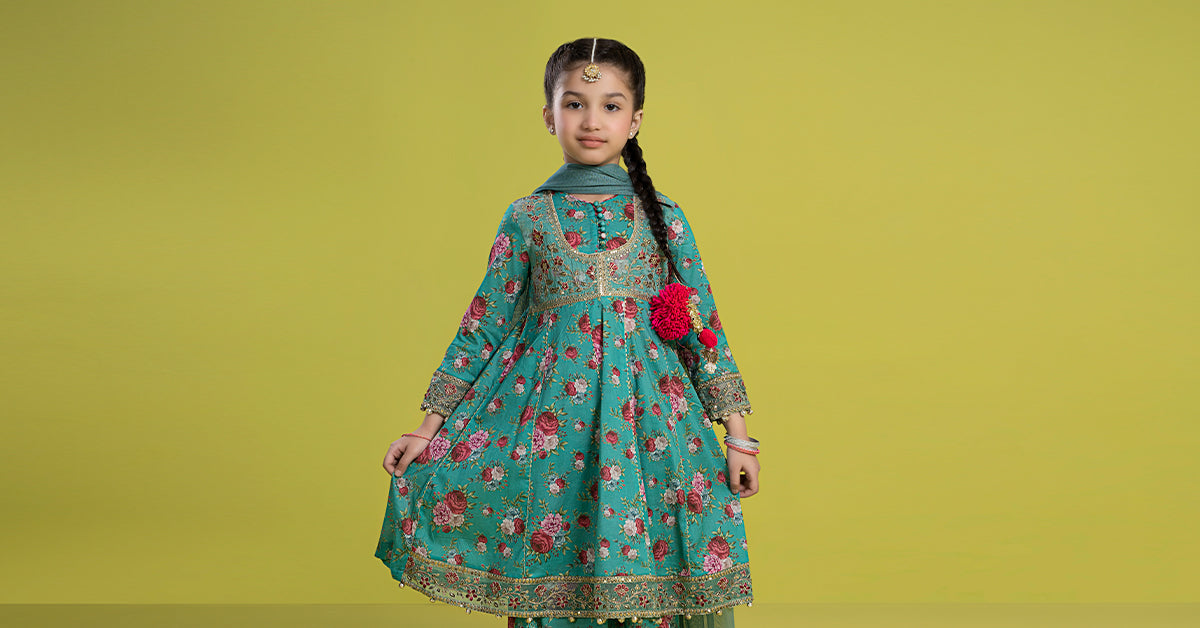 3 Piece Embroidered Lawn Suit