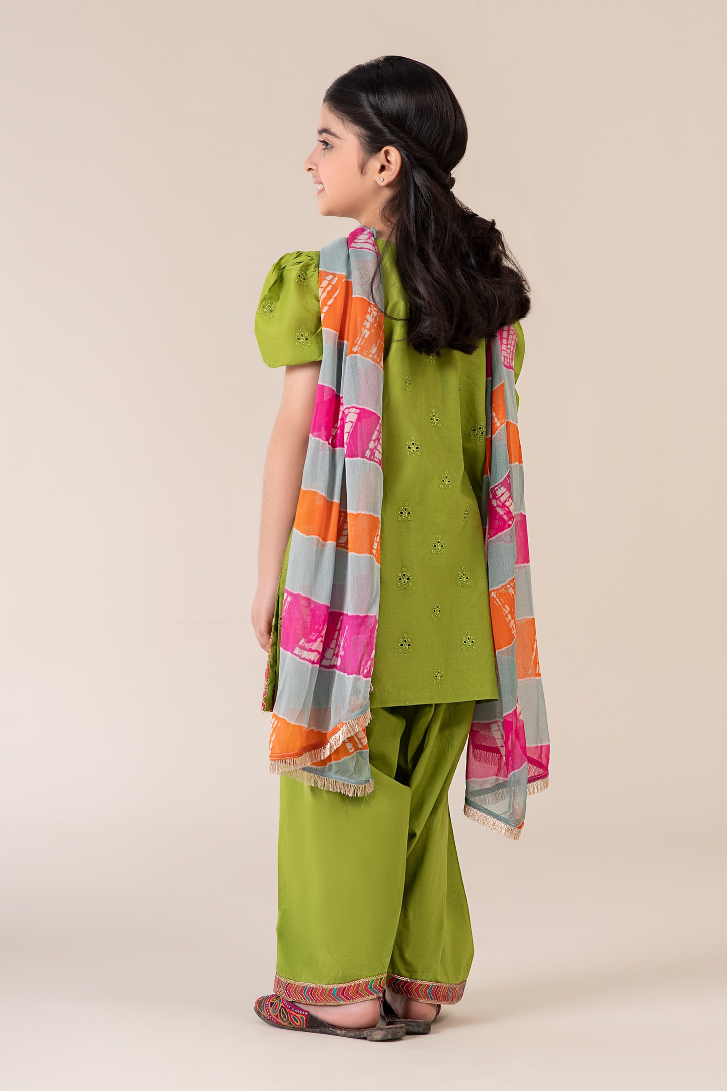 3 Piece Dyed Cambric Suit