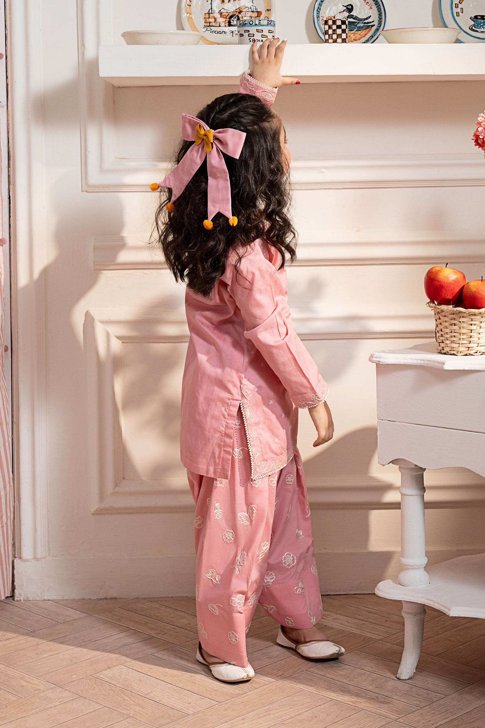 2 Piece Embroidered Dobby Lawn Suit