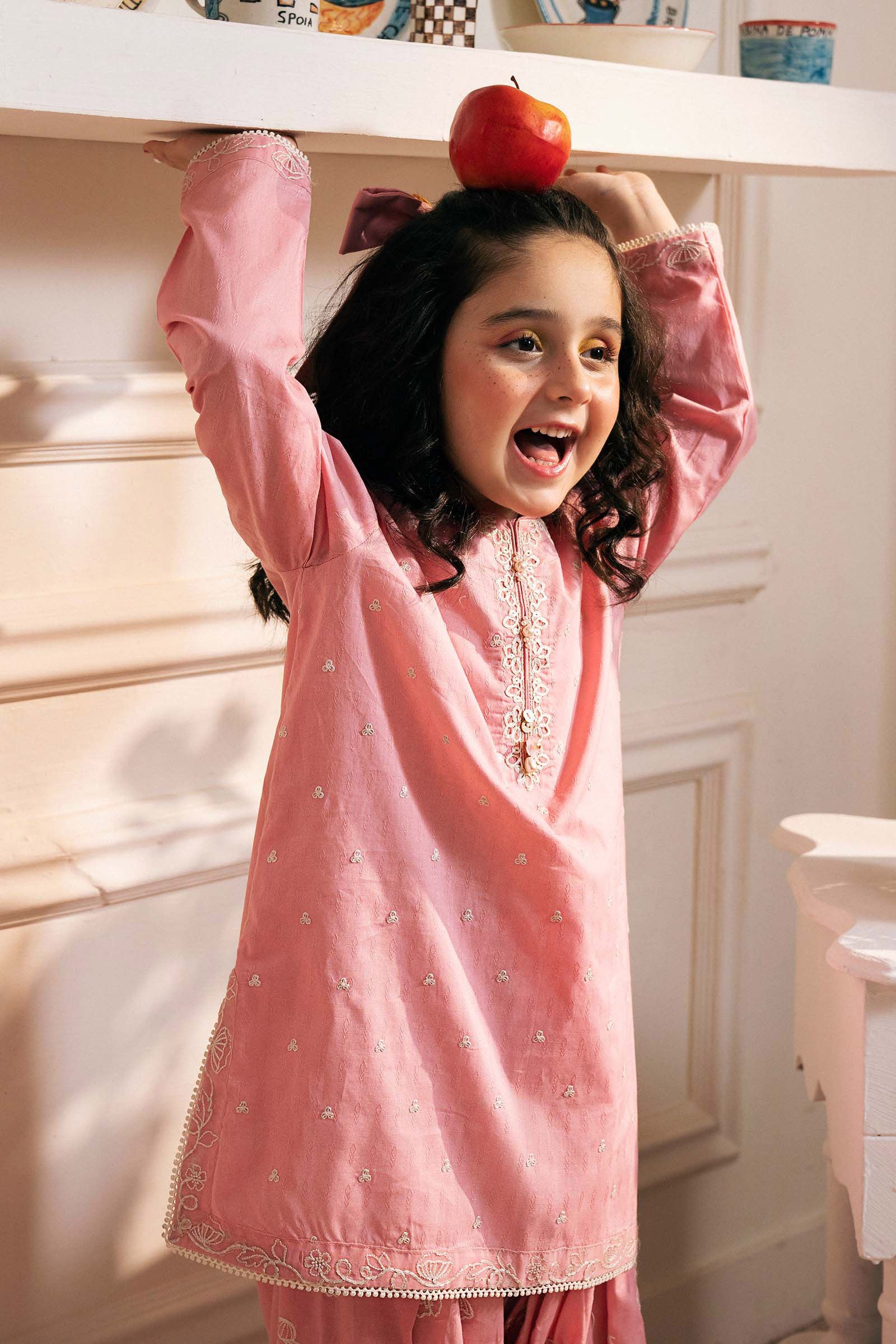 2 Piece Embroidered Dobby Lawn Suit