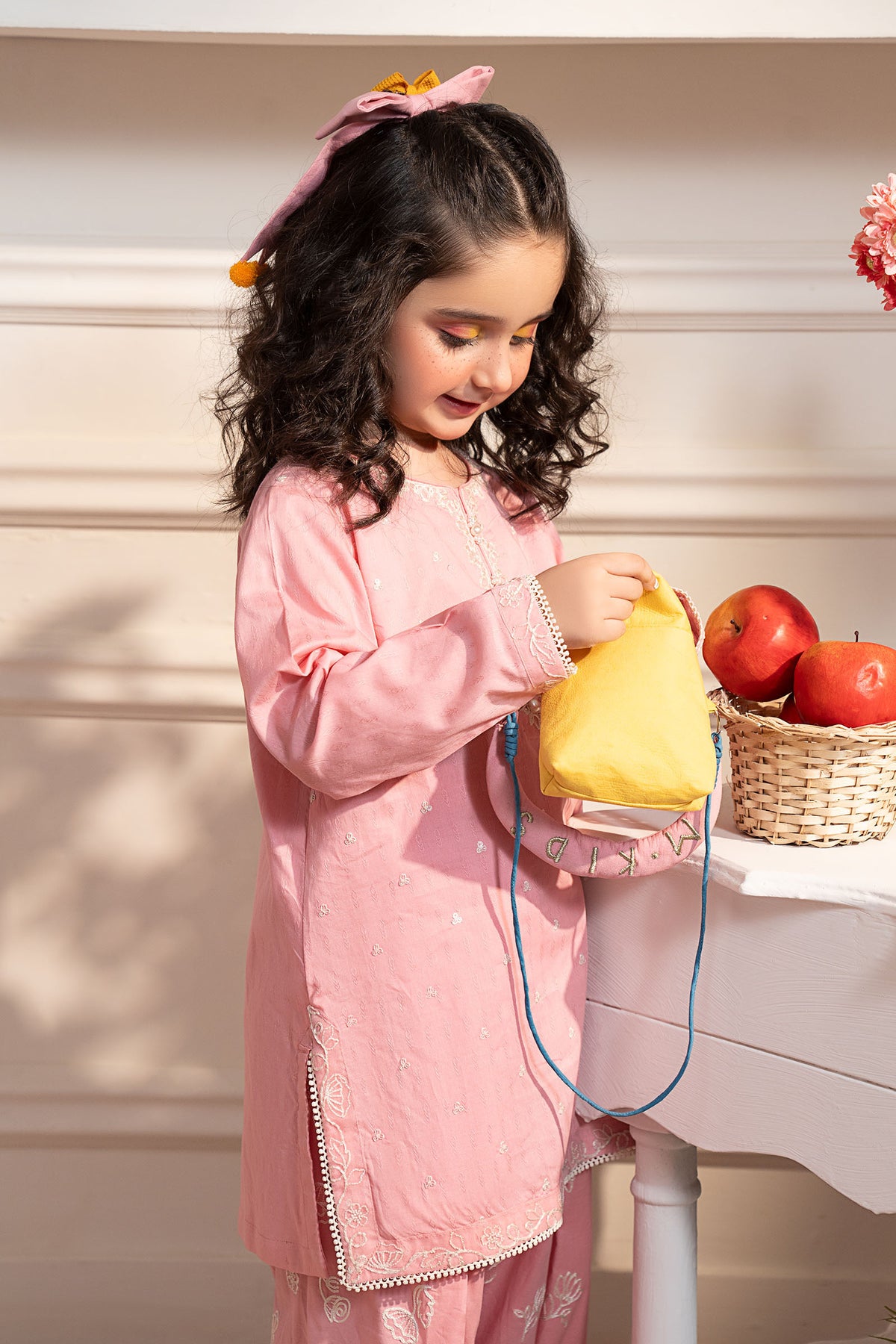 2 Piece Embroidered Dobby Lawn Suit