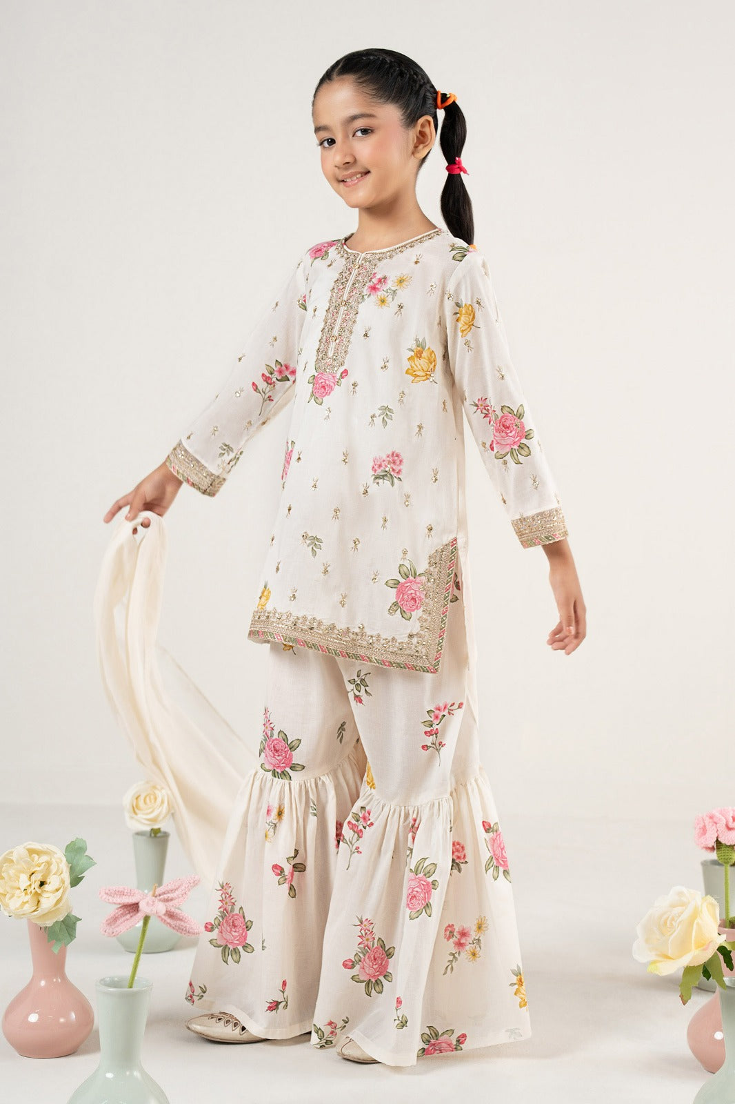 3 Piece Embroidered Lawn Suit