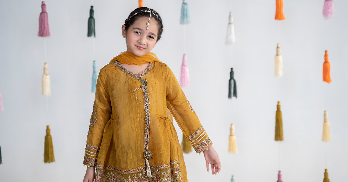 3 Piece Dyed Doria Paper Cotton Suit