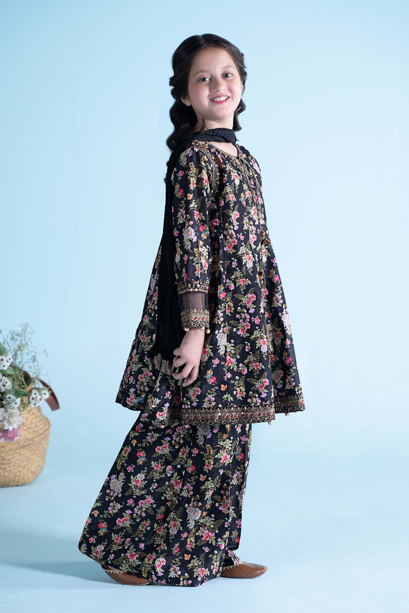 3 PIECE PRINTED LAWN SUIT | MKD-EA24-21