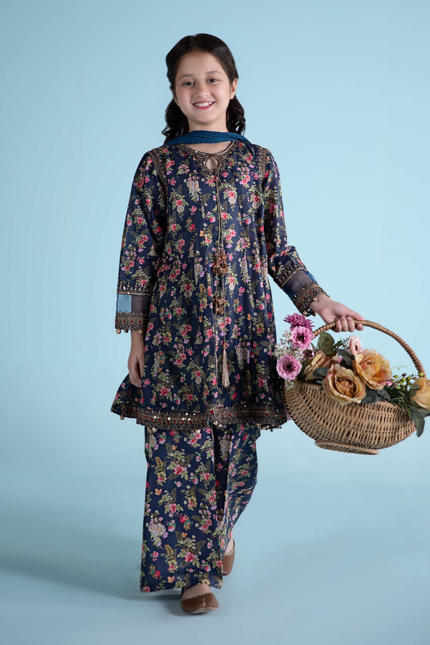 3 PIECE PRINTED LAWN SUIT | MKD-EA24-21