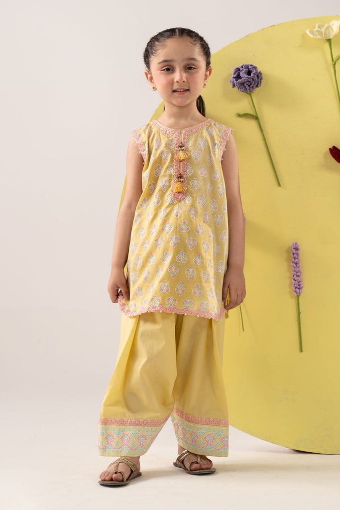 Maria B 2 Piece Embroidered Dobby Lawn Suit, view 1