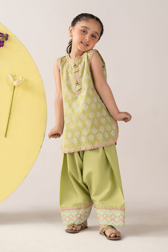 Maria B 2 Piece Embroidered Dobby Lawn Suit, view 1